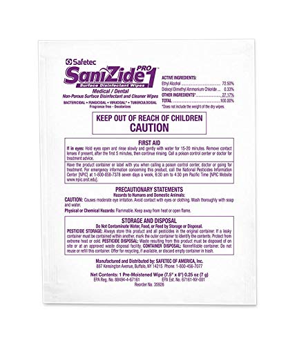 Safetec National Standard EZ-Cleans Body Fluid Spill Kit with Hard Case - 12 Kits per Case - Ideal for Hospitals, Labs & Emergency Cleanup