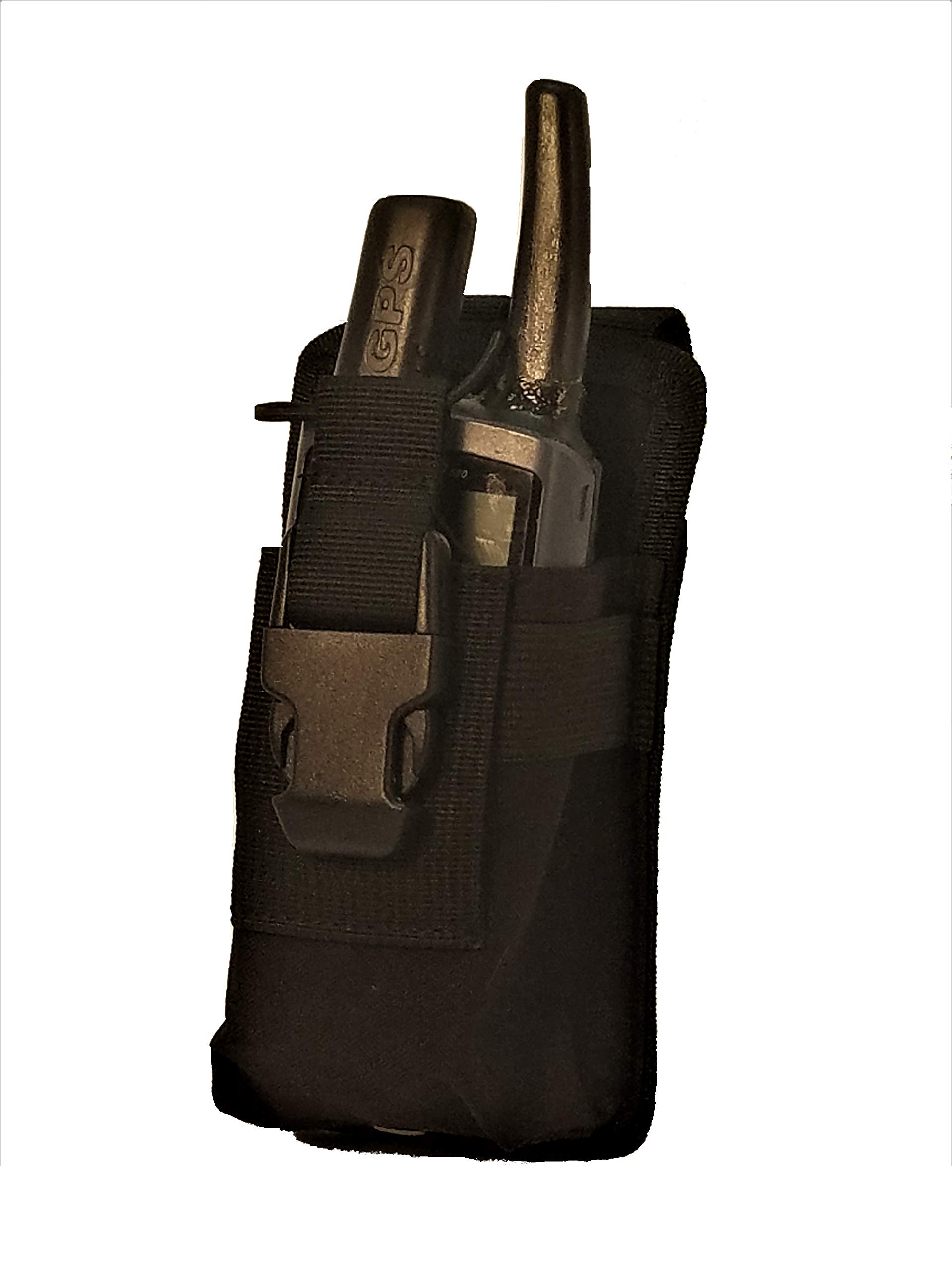 StrapPack Clip-On Pouch for Radio & GPS - Durable Backpack Attachment for Hunting, Hiking, Travel & Emergency Responders | Perfect for Outdoor Adventures, Tactical Gear & Public Safety Equipment