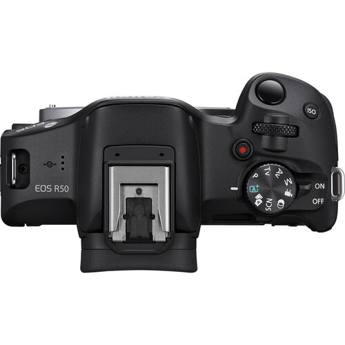 Canon EOS R50 Mirrorless Digital Camera Body Only (Black) - Perfect for Travel Photography, Vlogging & Content Creation