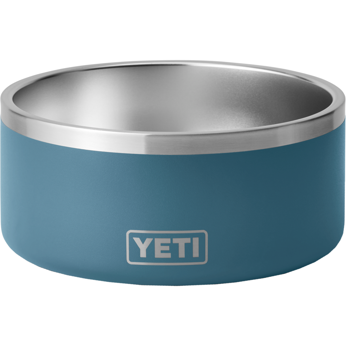 Boomer 8 Dog Bowl - Non-Slip Stainless Steel Pet Food & Water Dish for Large Dogs - Perfect for Indoor & Outdoor Feeding, Travel & Camping