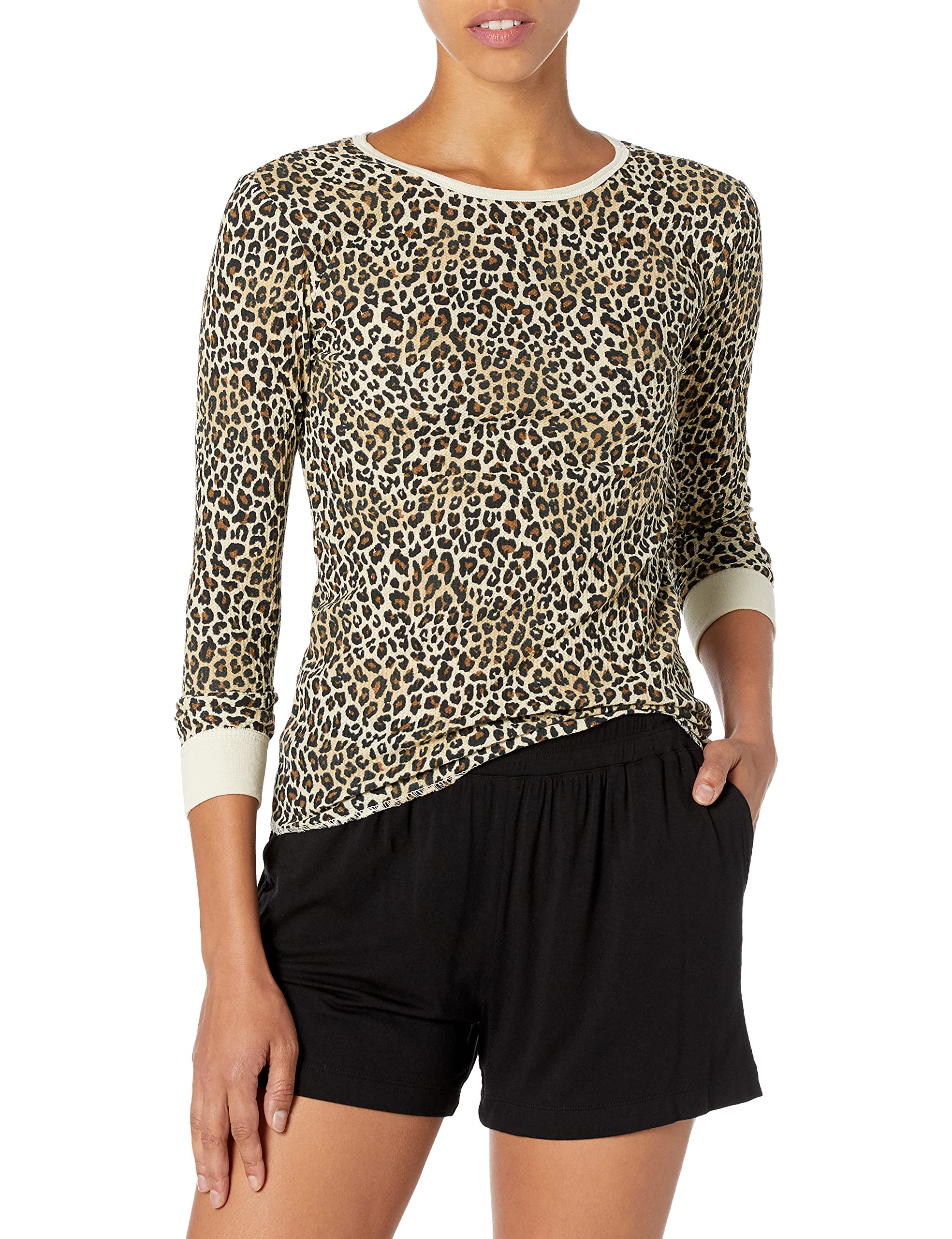 Fruit of the Loom Women's Waffle Thermal Underwear Top - Soft Long Sleeve Base Layer for Winter, Cold Weather & Outdoor Activities