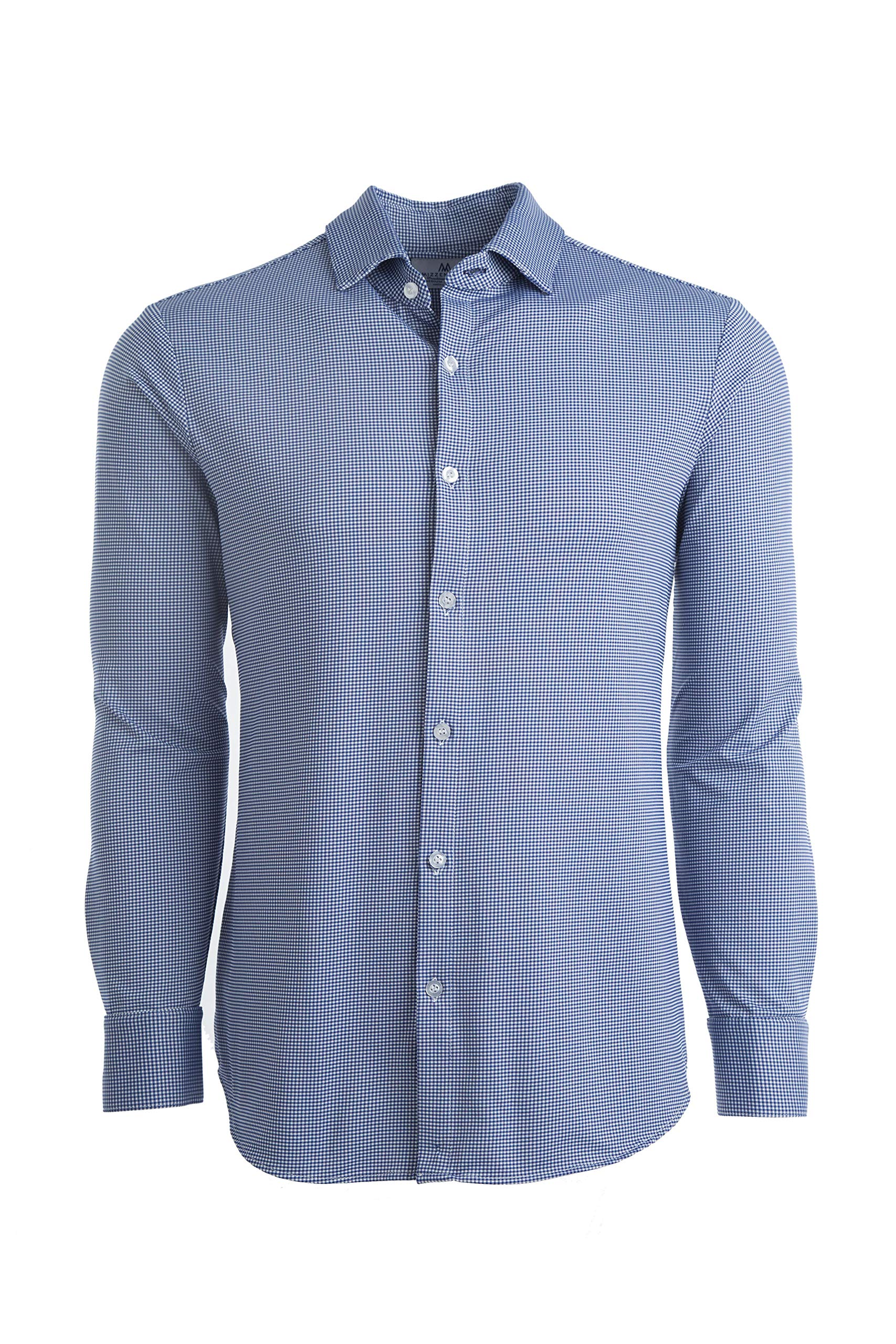 Mizzen + Main Spinnaker Men's Tall Fit Button Down Shirt - Premium Comfort Dress Shirt for Business, Office & Formal Occasions