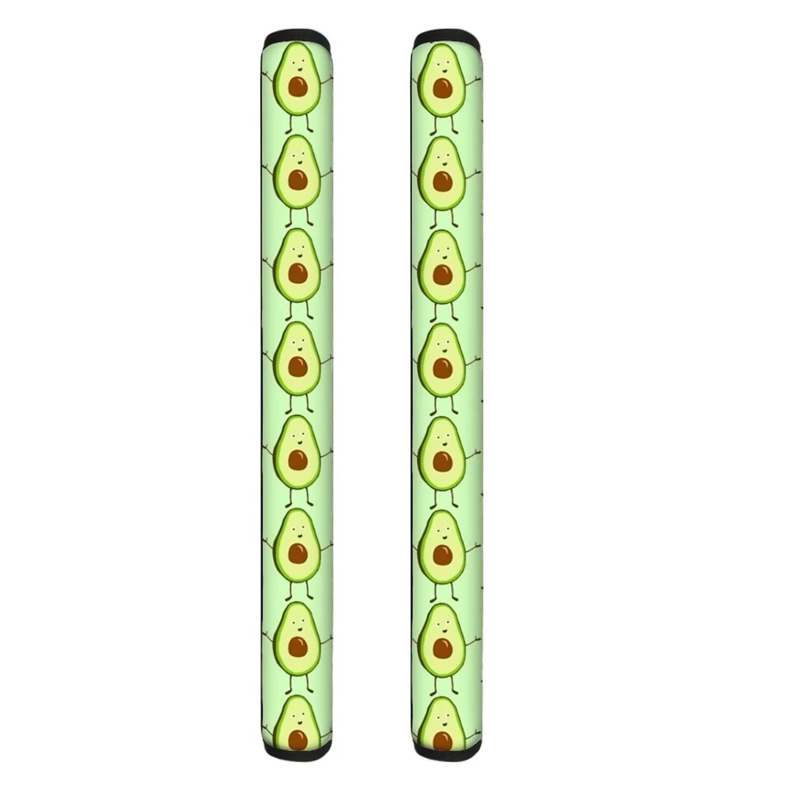 JEOCODY Avocado Refrigerator Handle Covers Set of 2 - Non-Slip Kitchen Gloves for Fridge & Oven, Fingerprint & Stain Resistant, Anti-Static Protector - Perfect for Modern Kitchens & Food Prep Areas