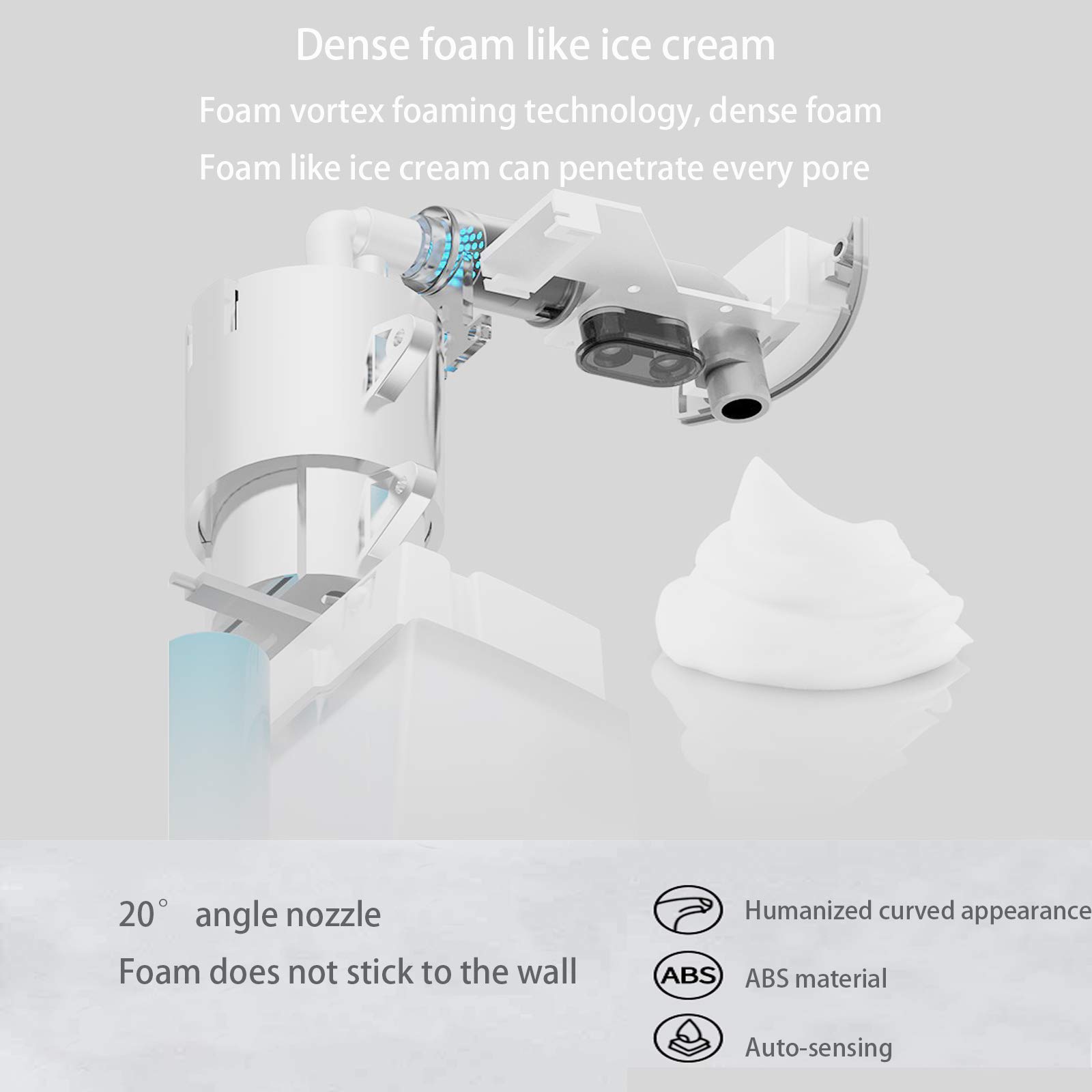 Automatic Soap Dispenser Touchless Sensor - Hands-Free Foam Soap Dispenser for Home, Beauty Salon & Office - Elitzia ETSC209 (Foam) - Ideal for Kitchen, Bathroom & Public Spaces Hygiene