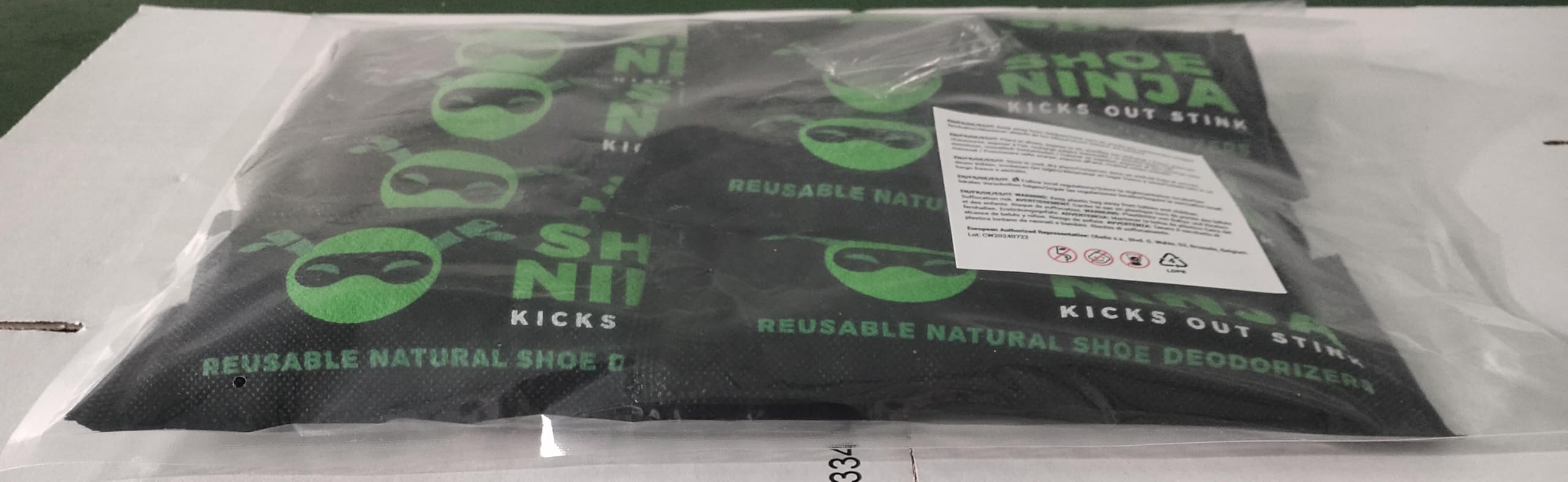 Natural Charcoal Shoe Deodorizer - 8 Pack Long-Lasting Shoe Odor Eliminator for Fresh Smelling Shoes | Includes Nail Clippers & Deodorizing Bags | Perfect for Gym, Work Boots & Daily Footwear Care
