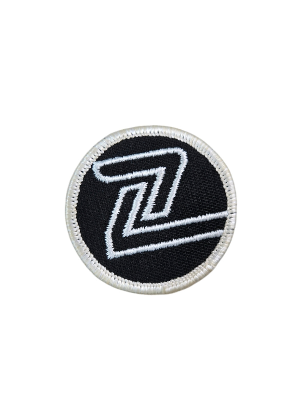 Vintage Z Flex Round Patch 2-Pack - Classic Skateboard & Surf Stickers for Helmets, Bags & DIY Projects