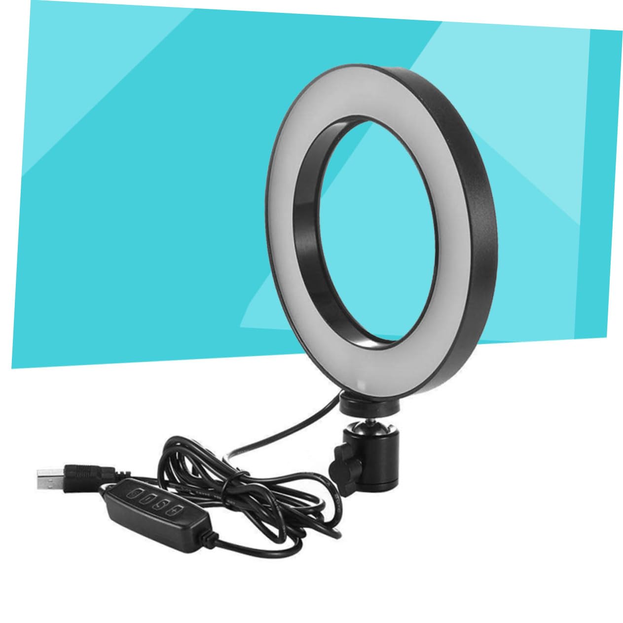 Hemobllo 2-Pack LED Ring Light with Stand, Wireless Selfie Light for Photography, YouTube Videos, Live Streaming & Vlogging - Adjustable Brightness & Color Temperature, Perfect for Makeup, TikTok & Zoom Calls