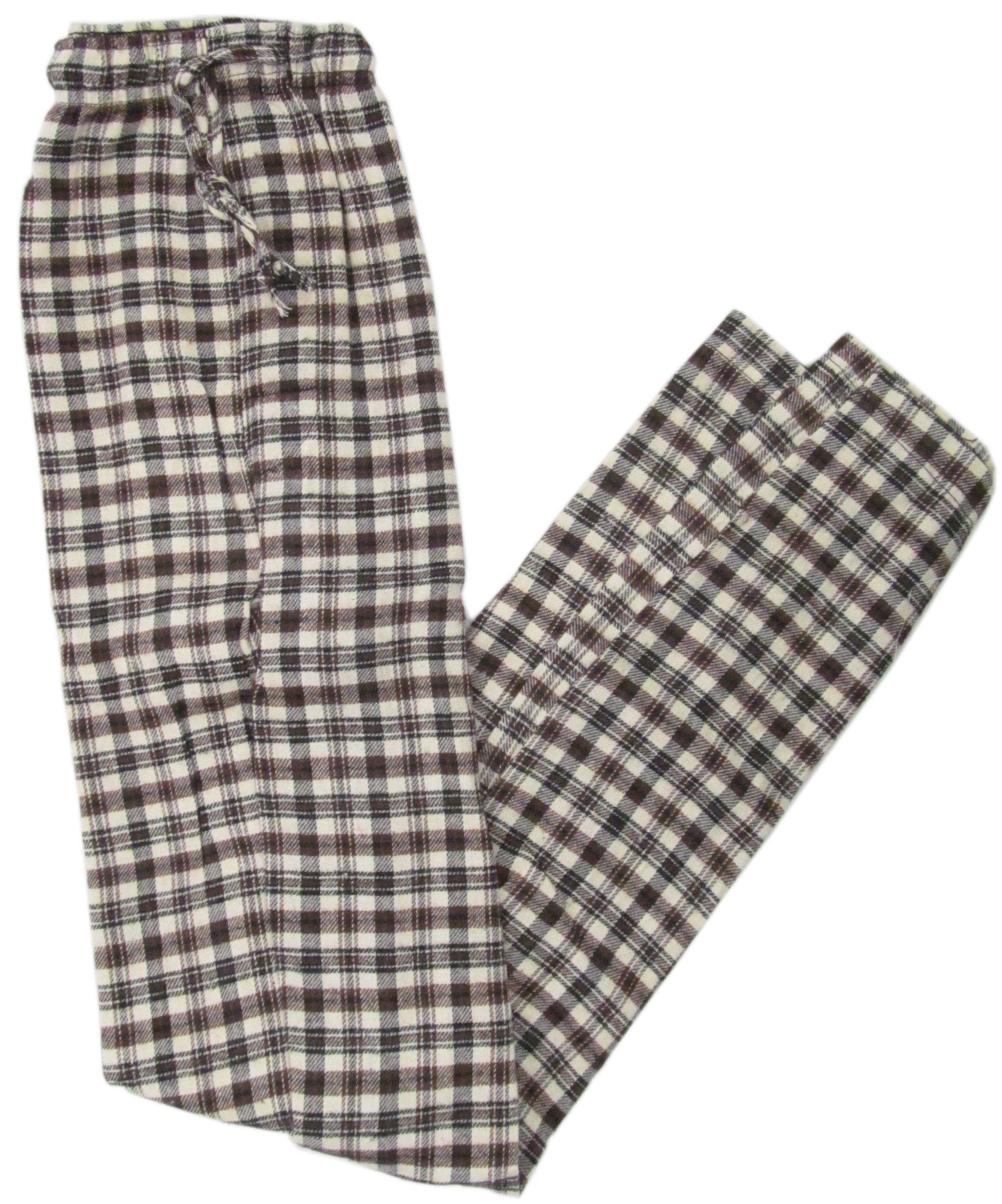 Brave Men's 100% Cotton Flannel Sleep Pants - Soft & Comfortable Winter Lounge Pajama Bottoms for Cozy Nights at Home