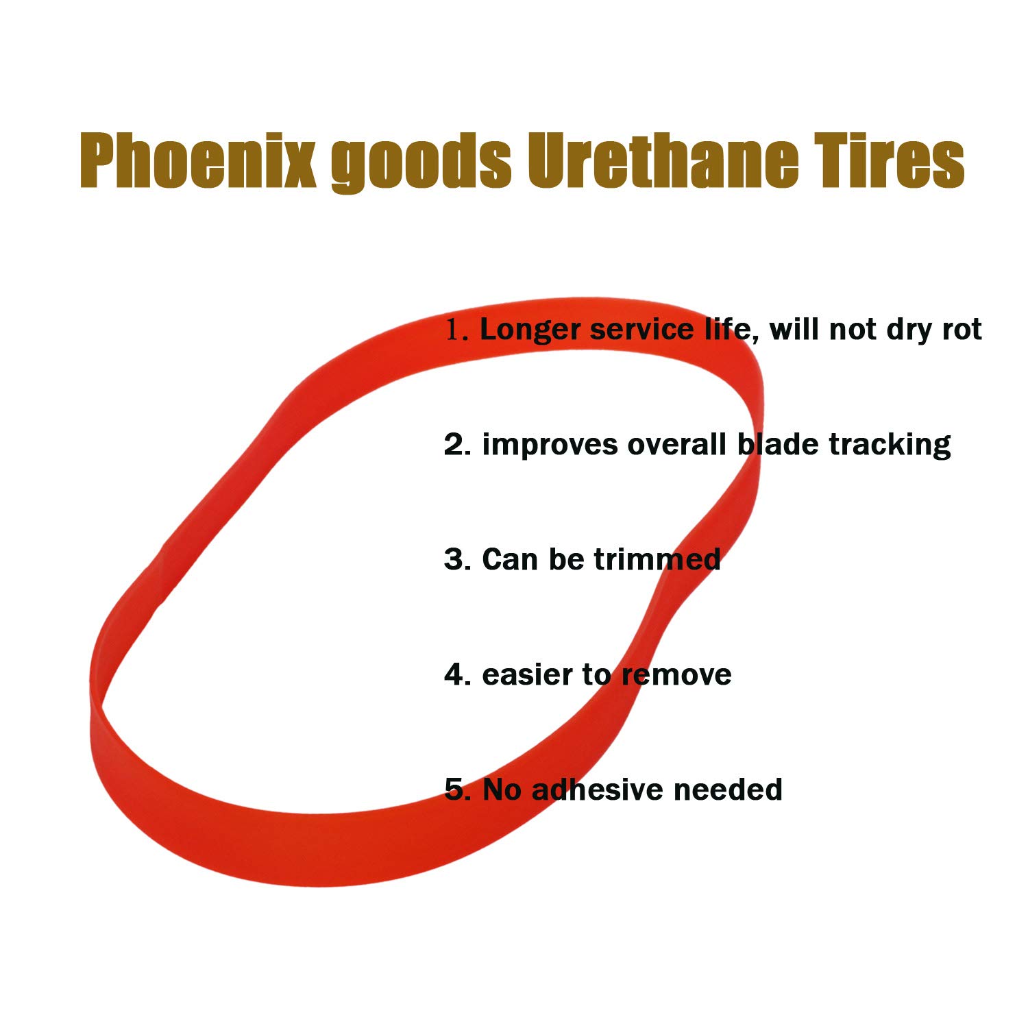 Premium Urethane Band Saw Tires for 14