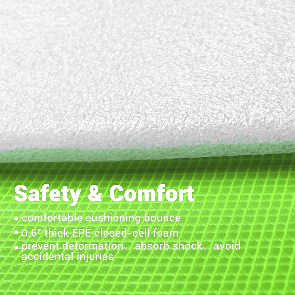 12 ft Trampoline Pad Replacement - Durable Spring Cover in Green | TheLAShop | Perfect for Outdoor Play, Safety Protection for Kids & Adults