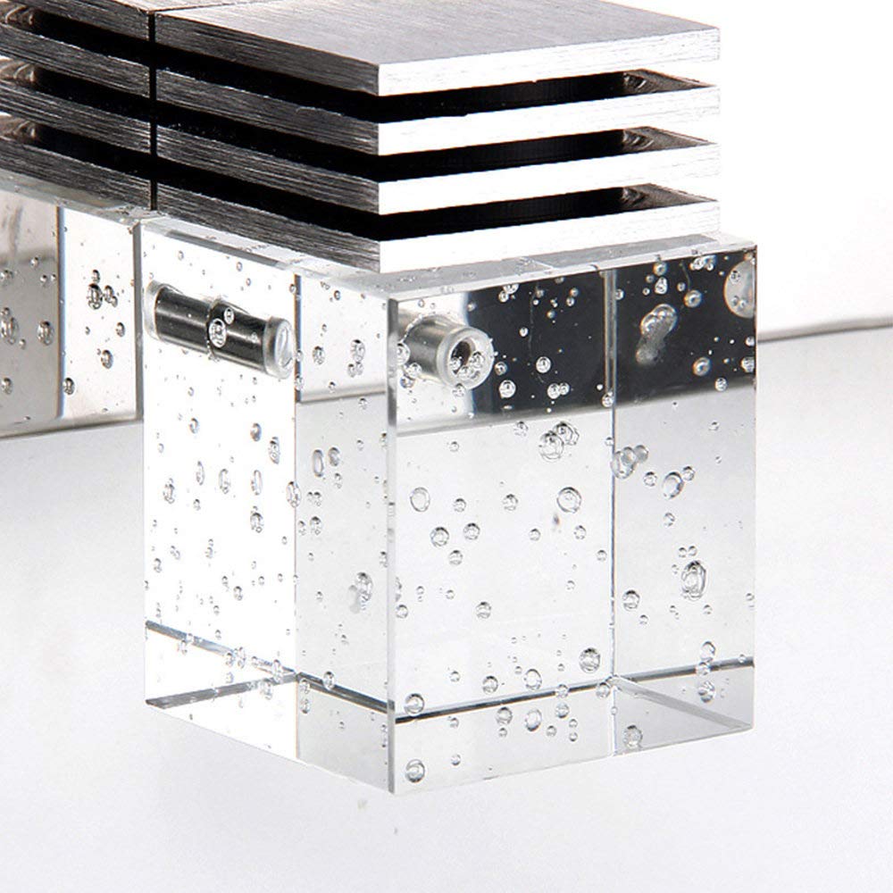 Modern Crystal Bathroom Vanity Light Fixture - 24.4