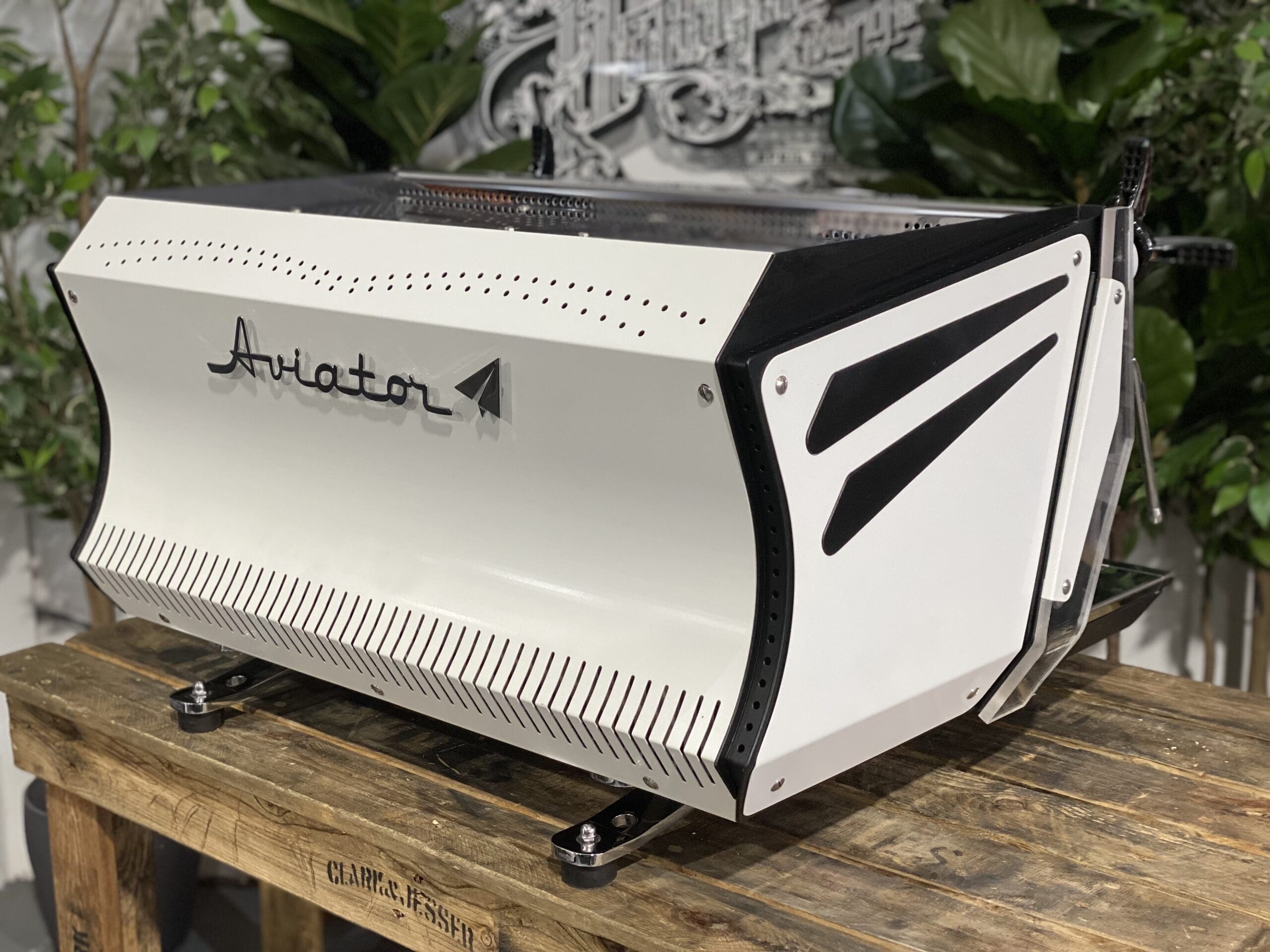 BFC Aviator 2 Group Commercial Espresso Machine in Custom White - Perfect for Coffee Shops, Restaurants & Home Baristas