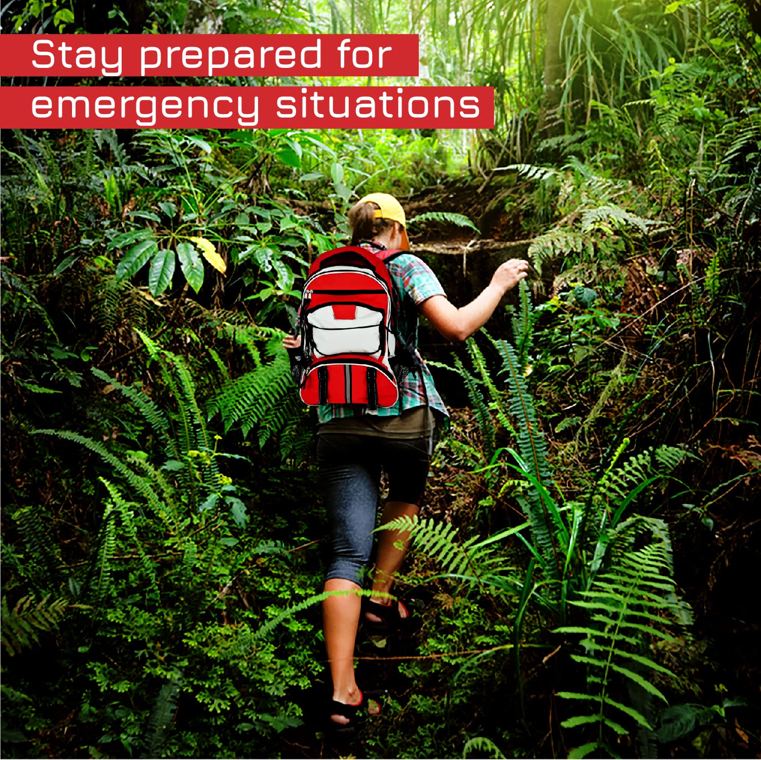Guardian Survival Kit - 72-Hour Emergency Preparedness Backpack with Food, Water, First Aid, Flashlight, Hygiene Supplies & Shelter - Compact Survival Gear for Outdoor Adventures, Natural Disasters & Emergency Situations - Perfect for Camping, Hiking & Disaster Preparedness