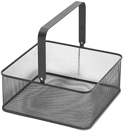 Sturdy Wire Basket with Handles - Multi-Purpose Storage Organizer for Vegetables, Fruits, Laundry & Home Organization - Perfect for Kitchen, Garden, Bathroom & Closet Storage Solutions