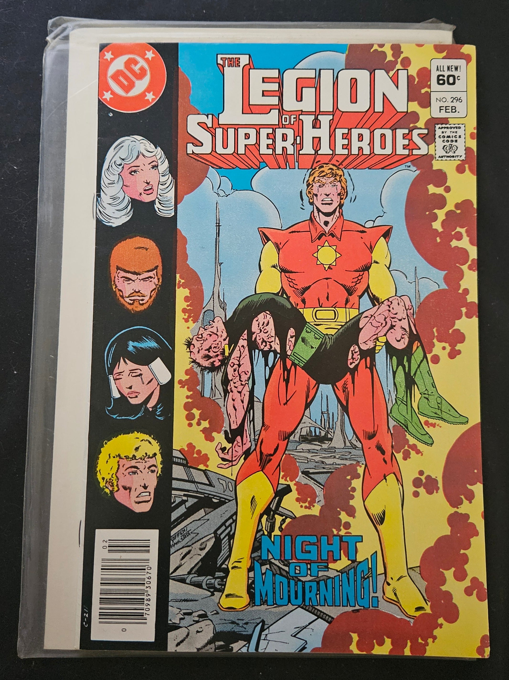 DC Comics The Legion of Super Heroes #296: The Last Day of the Earth - 1983 Vintage Collectible Comic Book | Superhero Action, Sci-Fi Adventure | Perfect for Collectors & DC Fans