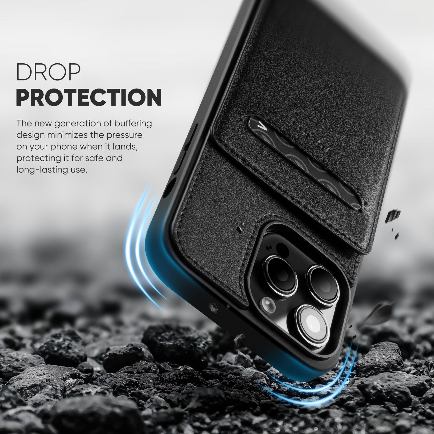 Premium Leather Magnetic Wallet Case for iPhone 14 Series - Shockproof Protection with Built-in Card Holder | Perfect for Everyday Use, Travel & Business Meetings