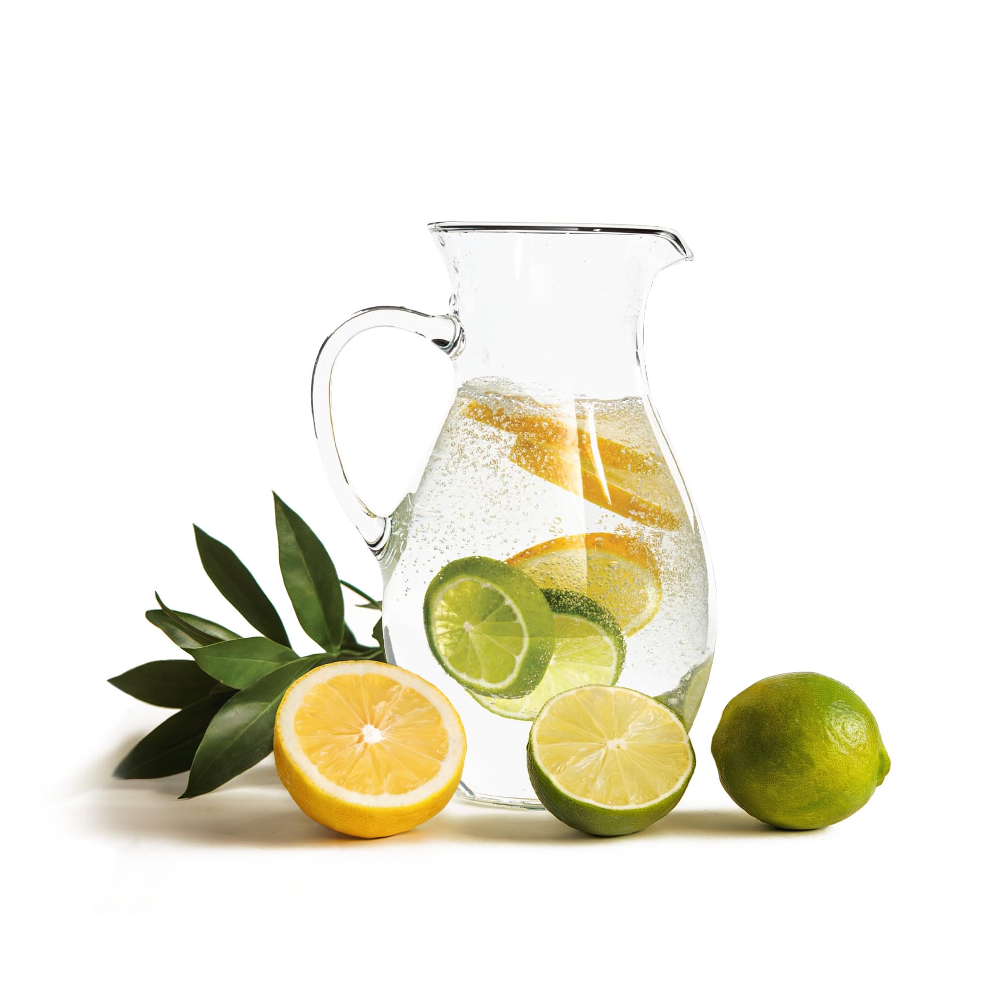 Simax 16oz Borosilicate Glass Pitcher with Handle - Small Pouring Pitcher for Juice, Milk & Tea - Montessori Kids Pitcher - Heat-Resistant Mini Pitcher for Kitchen, Dining & Montessori Activities