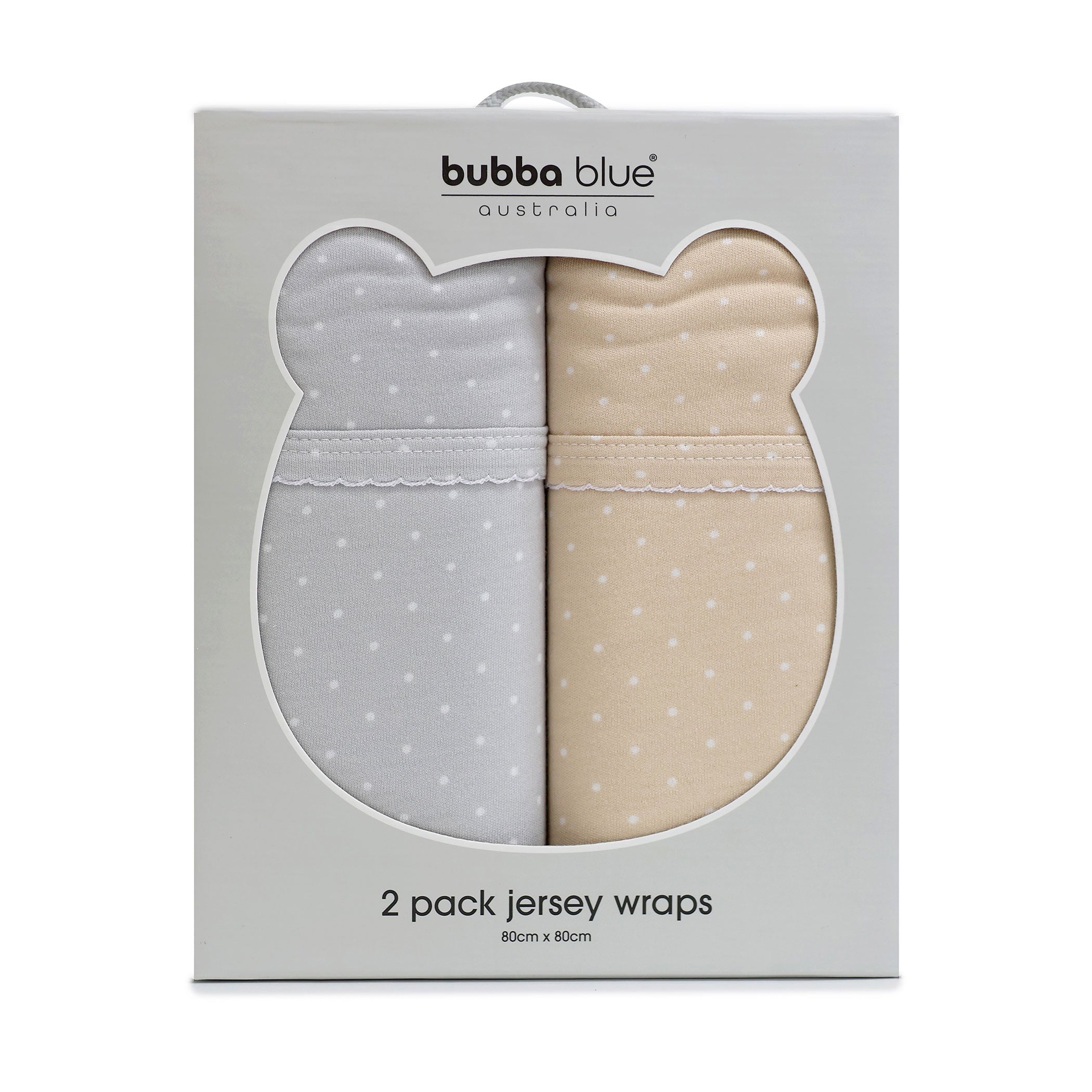 Soft Jersey Swaddle Wrap for Babies - 2 Pack in Grey & Taupe - Perfect for Newborns, Infants & Baby Showers
