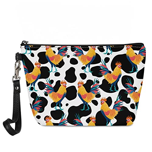 Chickens Cow Print