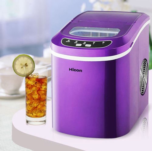 Jian Ya Na Commercial Stainless Steel Ice Maker Machine - Portable Countertop Ice Cube Maker for Restaurants, Bars, Home & Office Use (Silver) | Perfect for Cocktails, Parties, and Daily Beverage Cooling