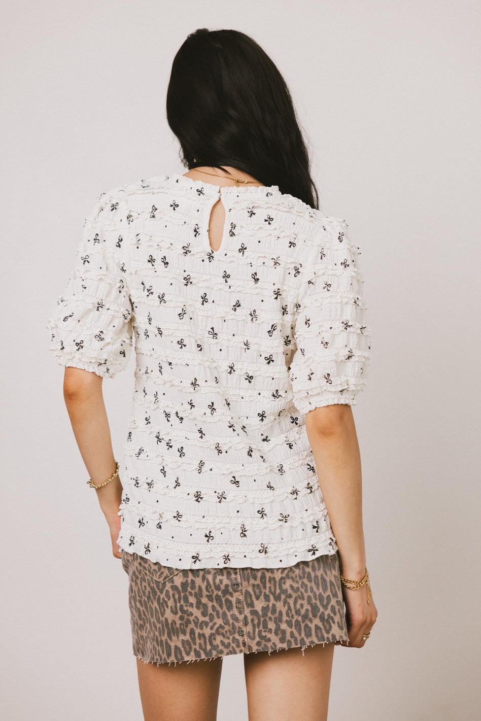 Kira Lace Blouse Women's Elegant Floral Embroidered Tops - Perfect for Office Wear, Date Night & Special Occasions