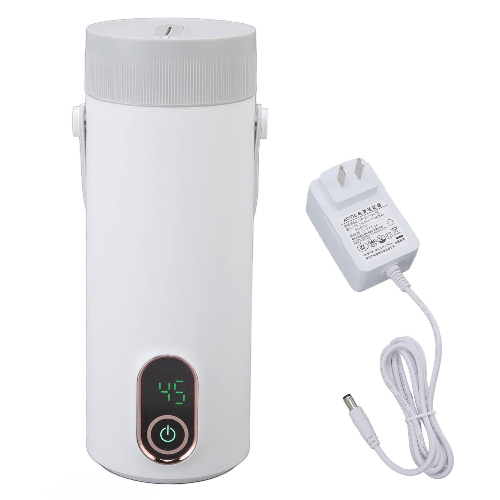 Portable Stainless Steel Electric Kettle - Fast Boiling Travel Kettle for Home, Office & Camping - Perfect for Tea, Coffee & Instant Meals