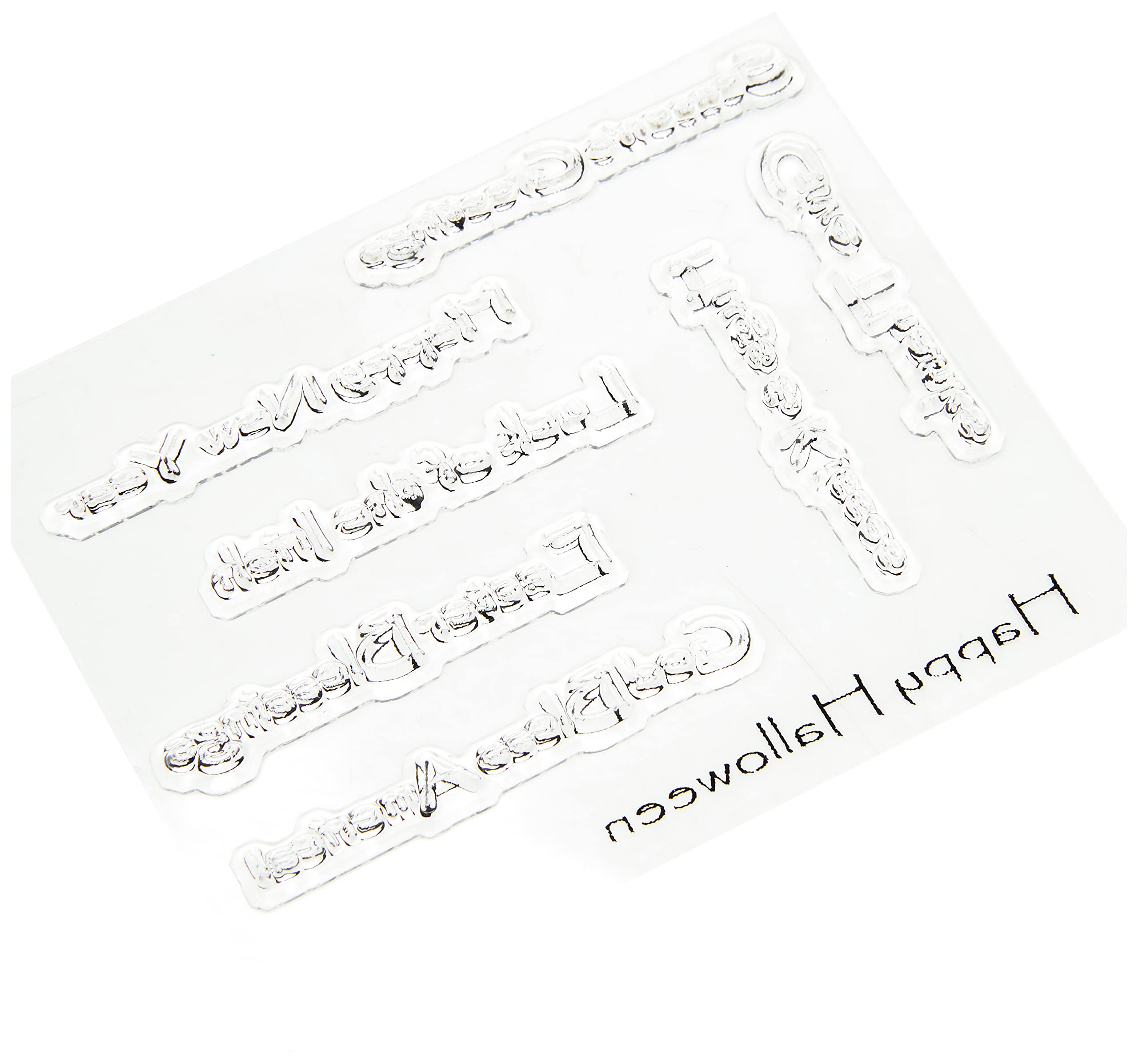 6x4.5 Inch Clear Stamps for Scrapbooking - Banner Design #4 - Perfect for DIY Cards, Journals, and Craft Projects