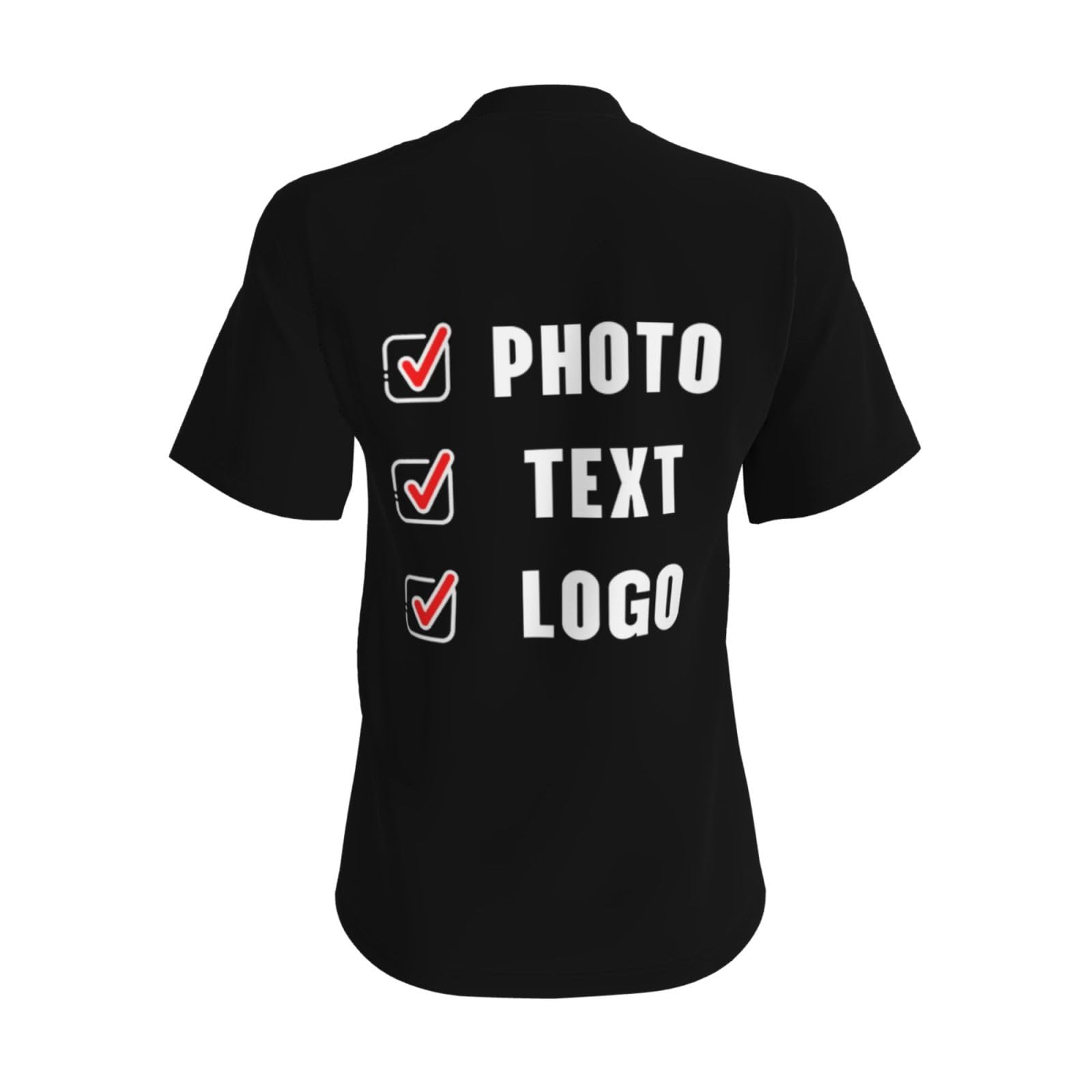 Custom V-Neck T-Shirts for Women - Personalized & Unique Design Your Own Shirt - Soft & Comfortable Fit for Casual Wear, Gifts & Events