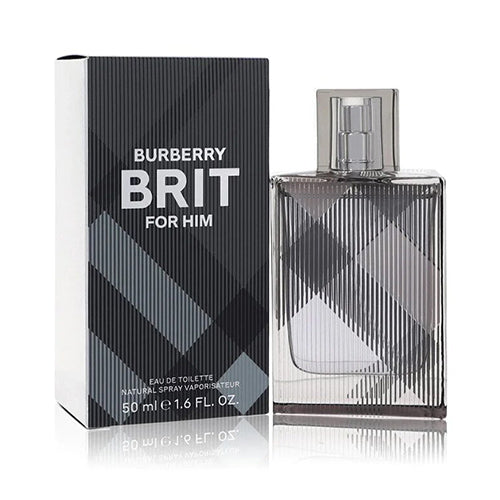 Burberry Brit for Men 50ml Eau de Toilette Spray - Fresh & Woody Fragrance for Day & Night Wear, Office & Date Nights