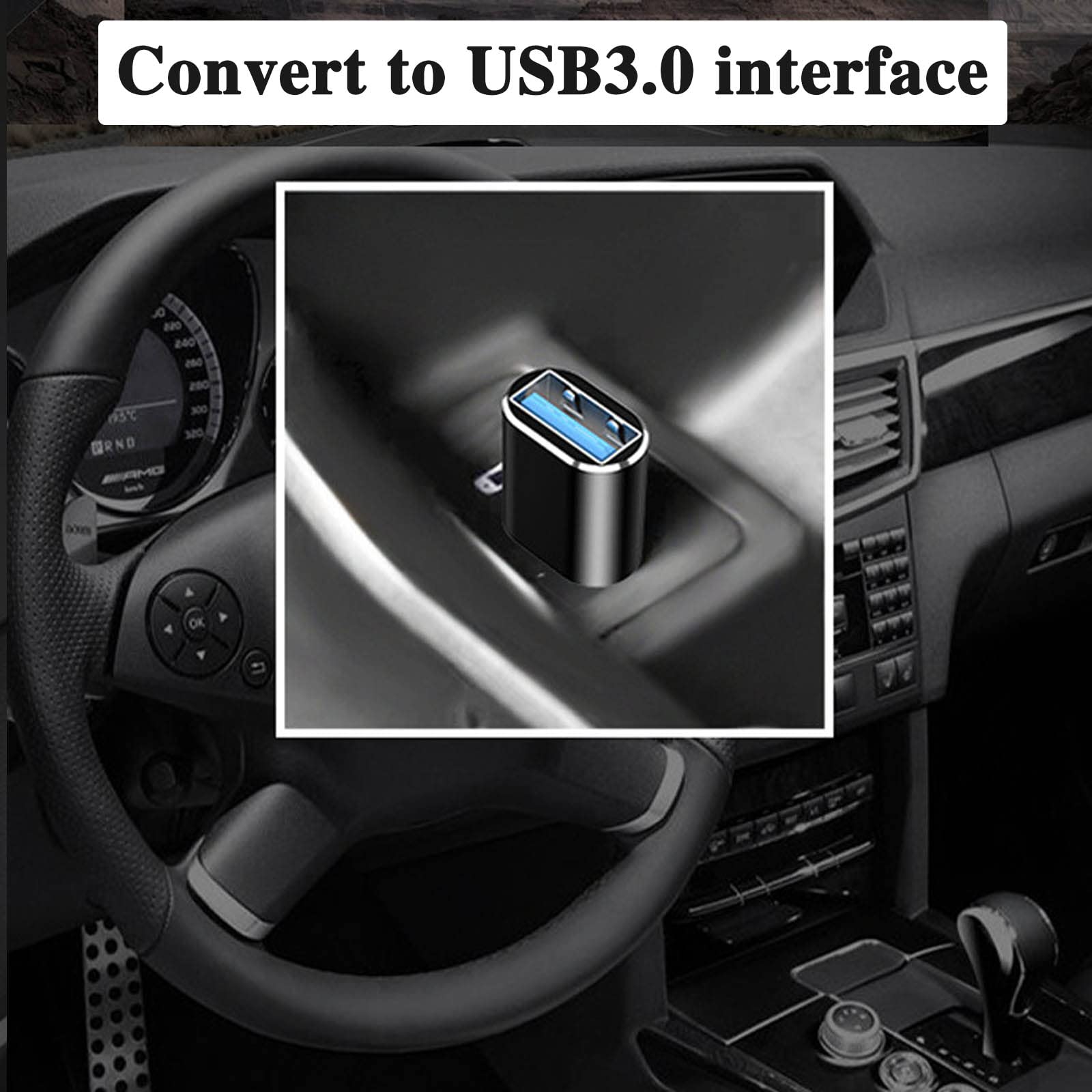 6-Pack USB C to USB Adapter (3 Pack) & USB to USB C Adapter (3 Pack) - SuperSpeed Data Transfer & Charging Converter for iPhone, iPad, Laptop, Samsung, PC, MacBook - Home, Office & Travel Use