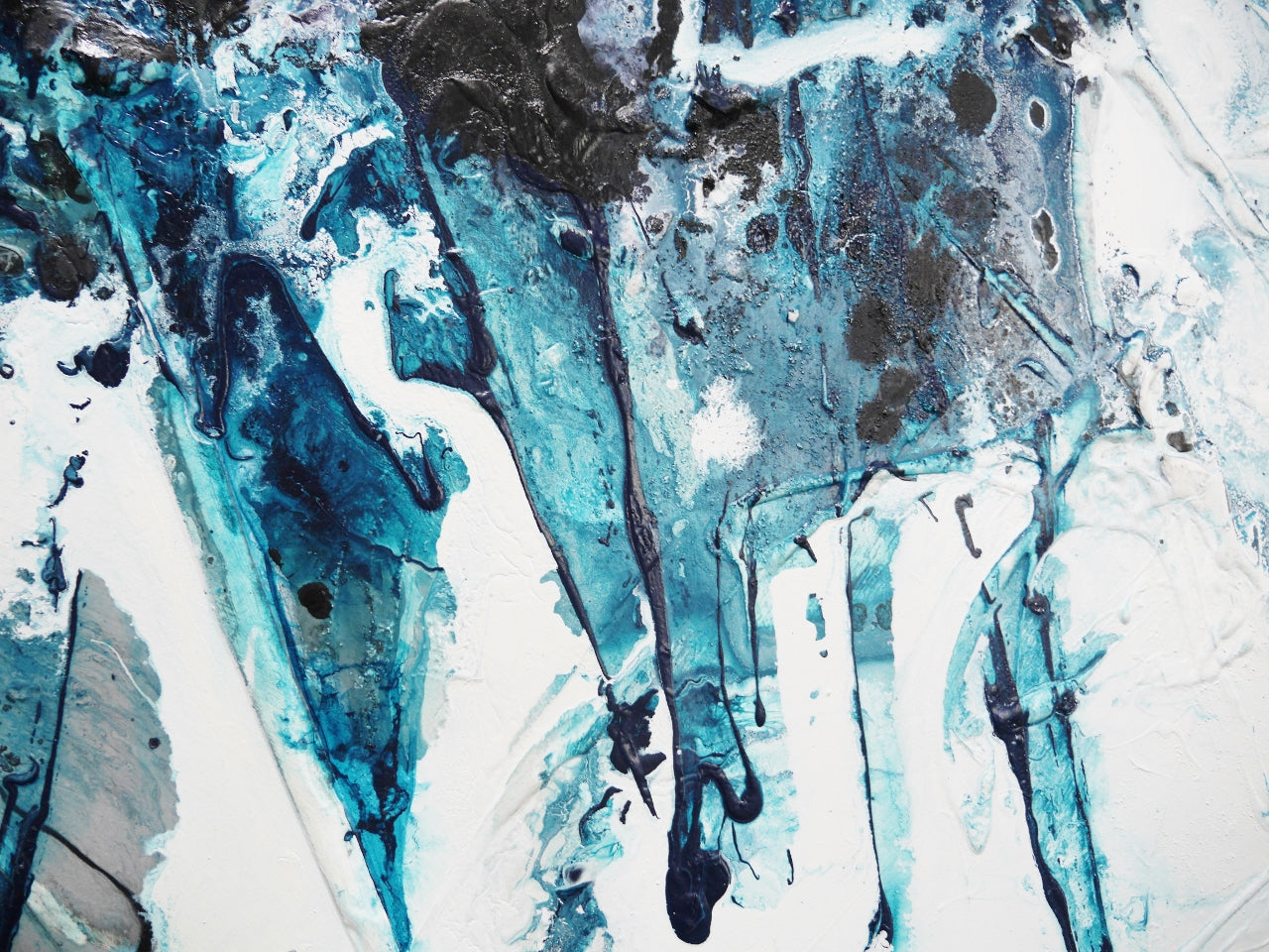 150cm x 150cm Textured Abstract Canvas Art Painting - Southern Depths Style - Perfect for Living Room, Bedroom, or Office Wall Decor