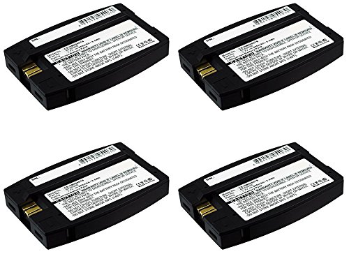 Synergy Digital Battery Combo-Pack - 4 x SDHP-L1417 Rechargeable Batteries for HME Wireless IQ Headset | Long-Lasting Power for Office, Call Center & Customer Service Professionals