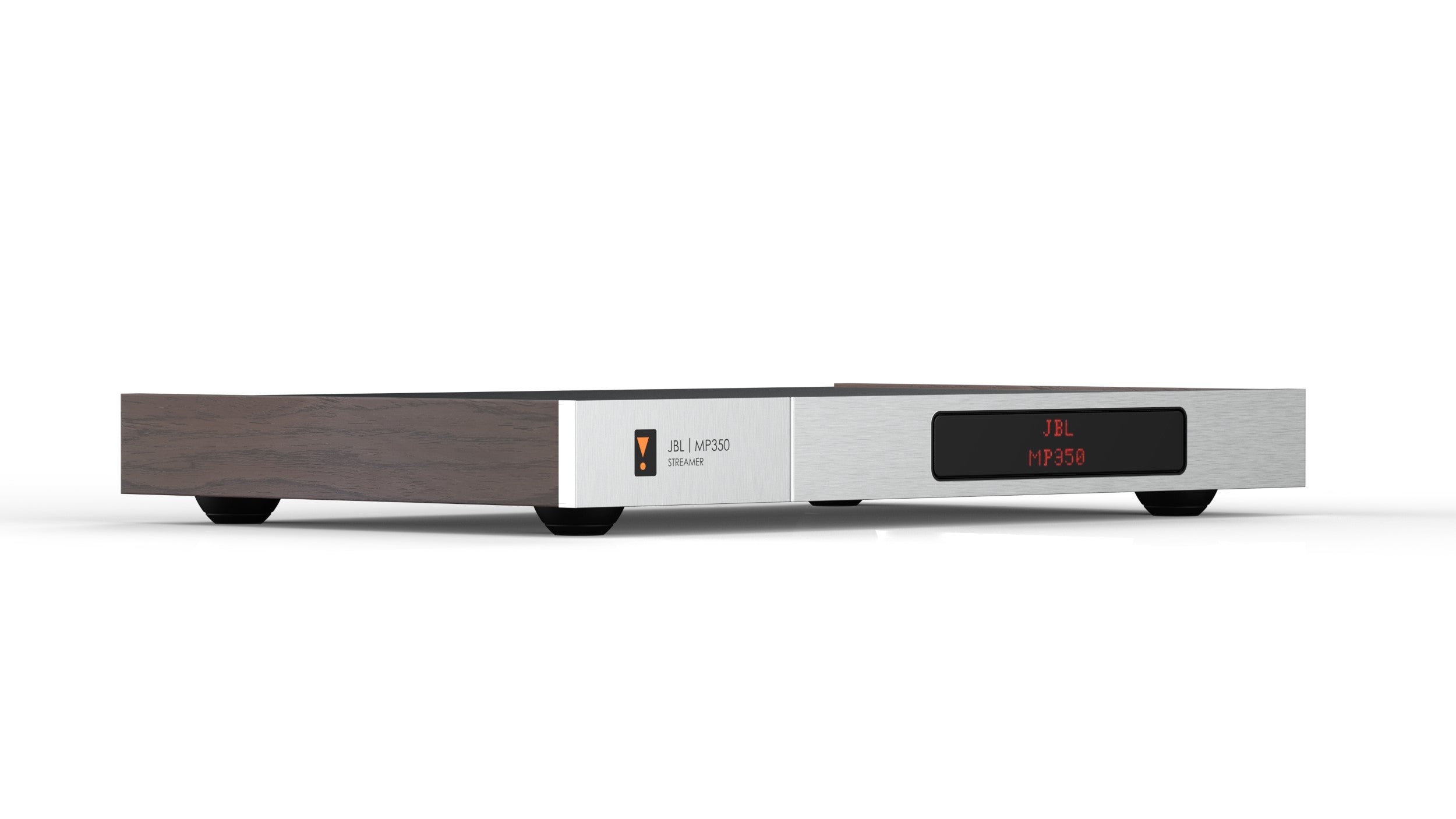 JBL MP350 Classic Wireless Streaming Music Player with Bluetooth - Premium Walnut Finish for Home, Office, and Party Use
