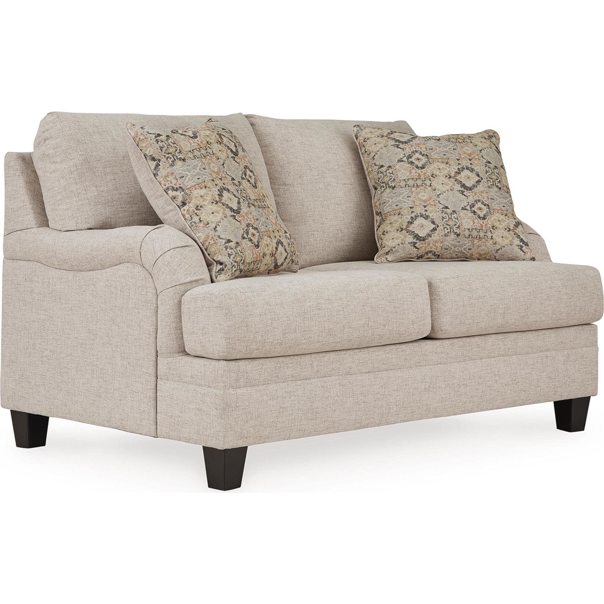 Bralynn Exclusive Loveseat - Modern 2-Seater Sofa for Small Spaces, Comfortable Fabric Couch with Sturdy Frame - Perfect for Living Room, Apartment, or Office Lounge