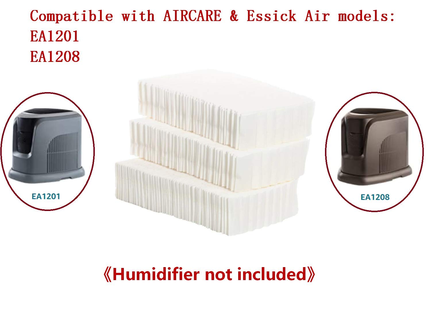 **Essick Air HDC311 Humidifier Filter Replacement - 9-Pack, Exact Fit Wicking Filter for Moisture Relief - Perfect for Dry Air in Bedrooms, Offices & Nurseries**