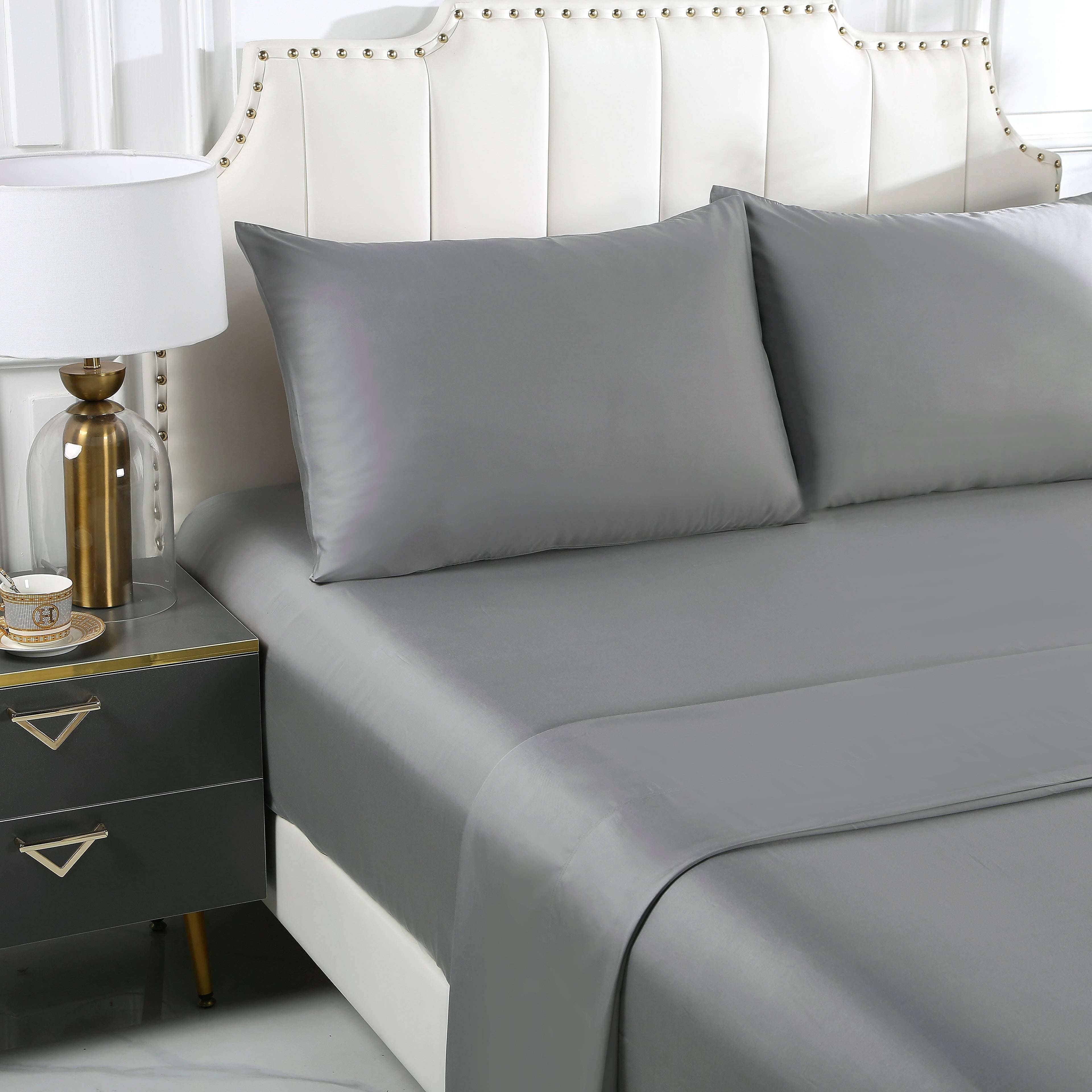 100% Organic Bamboo Sheet Set - Single Size, Soft & Breathable Bedding - Perfect for Hot Sleepers & Eco-Friendly Homes