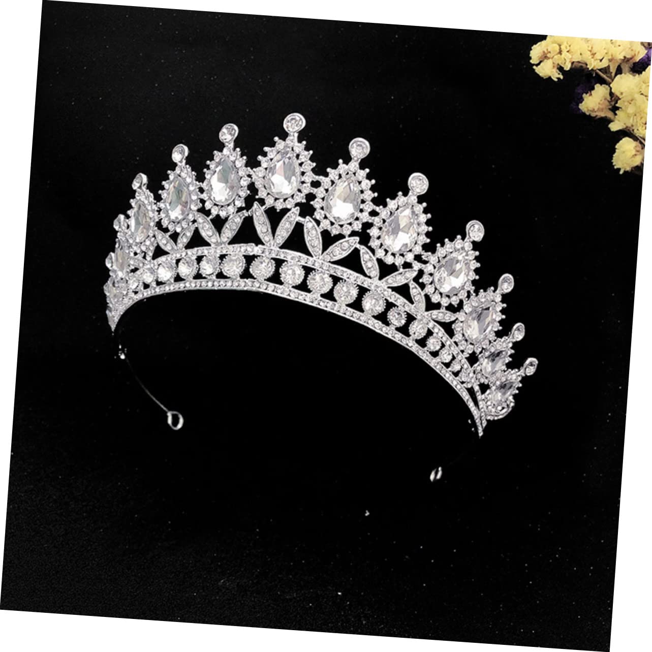 Elegant Wedding Bridal Tiara Headpiece - Minkissy Crystal Rhinestone Hair Accessories for Bride, Bridesmaid, Prom & Special Occasions