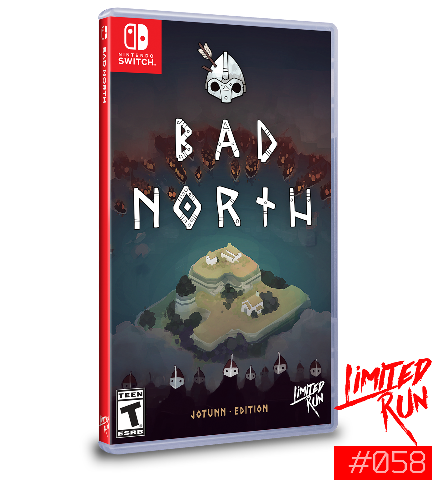 Bad North - Nintendo Switch Limited Run Edition #58 | Classic Strategy Game for Tactical Battles & Island Defense | Perfect for Strategy Lovers & Retro Gaming Fans