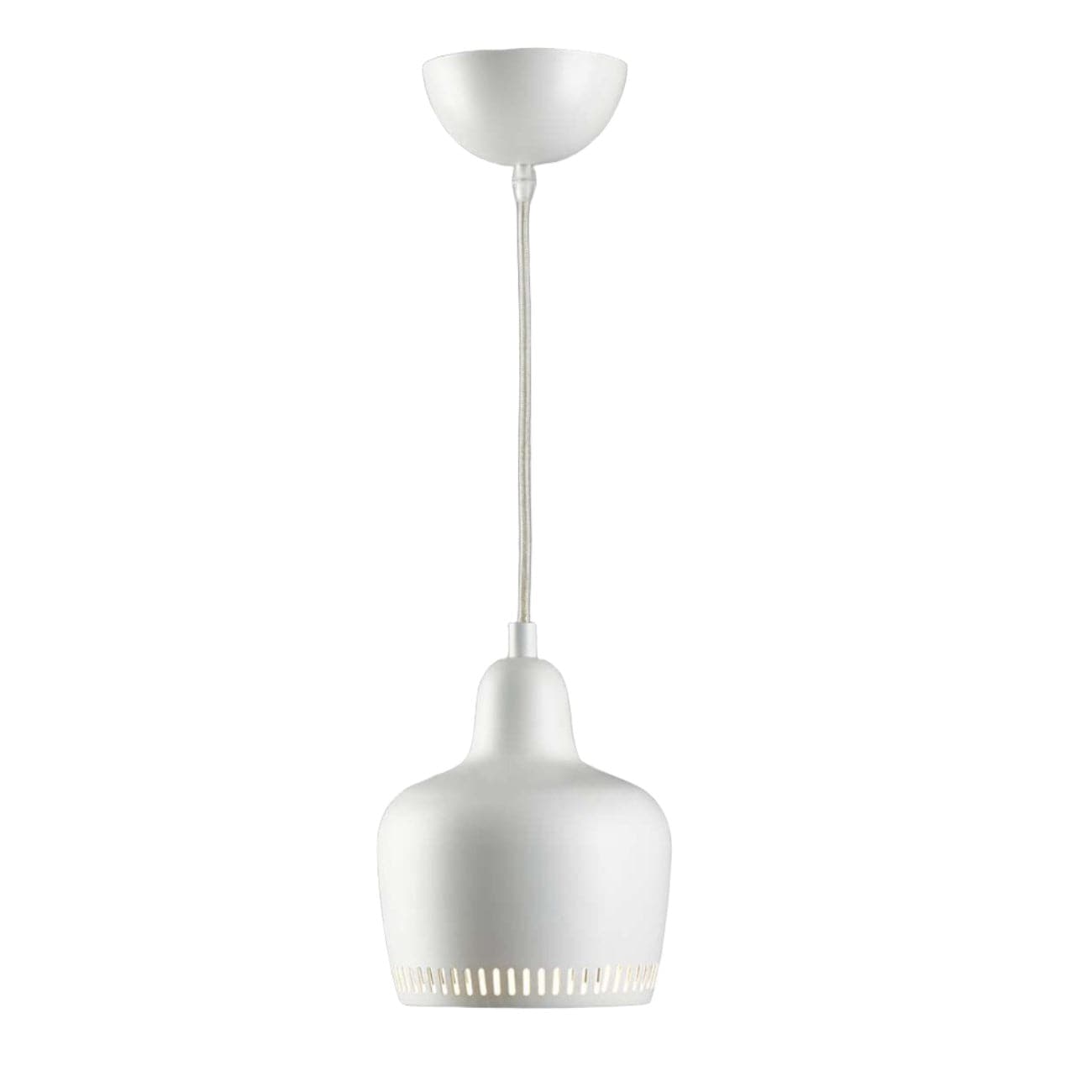 Aksel Mini Pendant Lamp - Modern White Hanging Light Fixture for Kitchen Island, Dining Room & Bedroom Decor