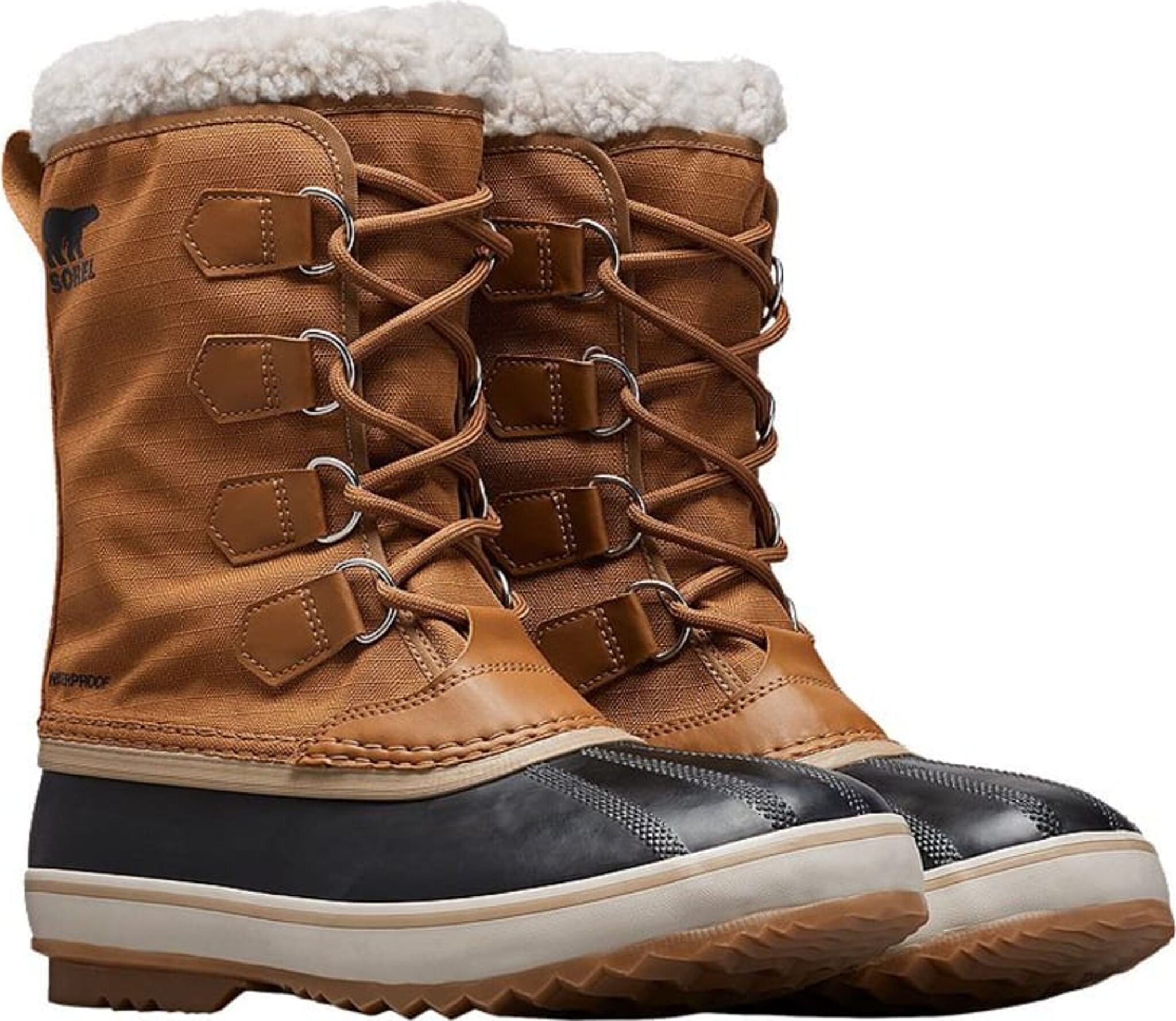1964 Pac Nylon Waterproof Boots for Men - Lightweight Hiking & Outdoor Work Boots - Durable Rain & Snow Boots for Camping, Hunting & Winter Activities