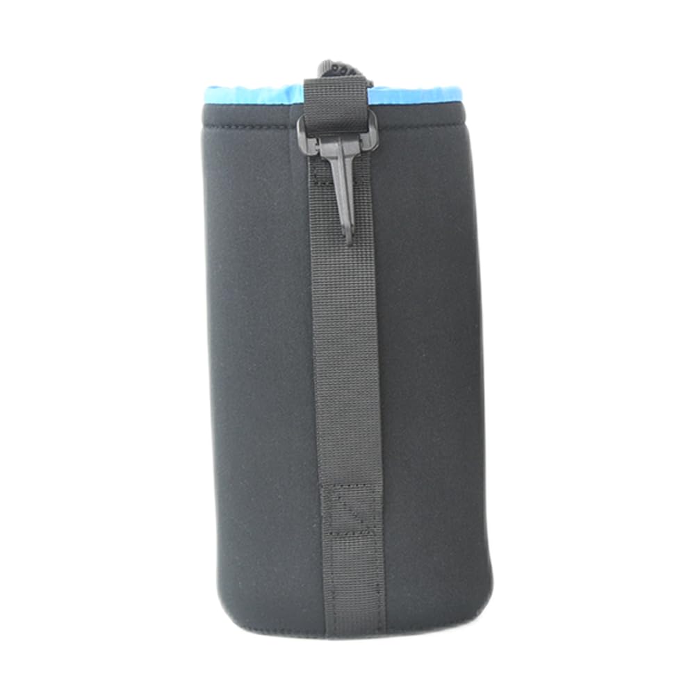 FotoTech DSLR Camera Neoprene Lens Pouch Bag - Waterproof Protective Cover for Canon Nikon Sony Panasonic Fujifilm Olympus Pentax Sigma DSLR/SLR/Mirrorless Cameras (Black & Blue, XL) - Perfect for Travel, Outdoor Photography & Equipment Storage