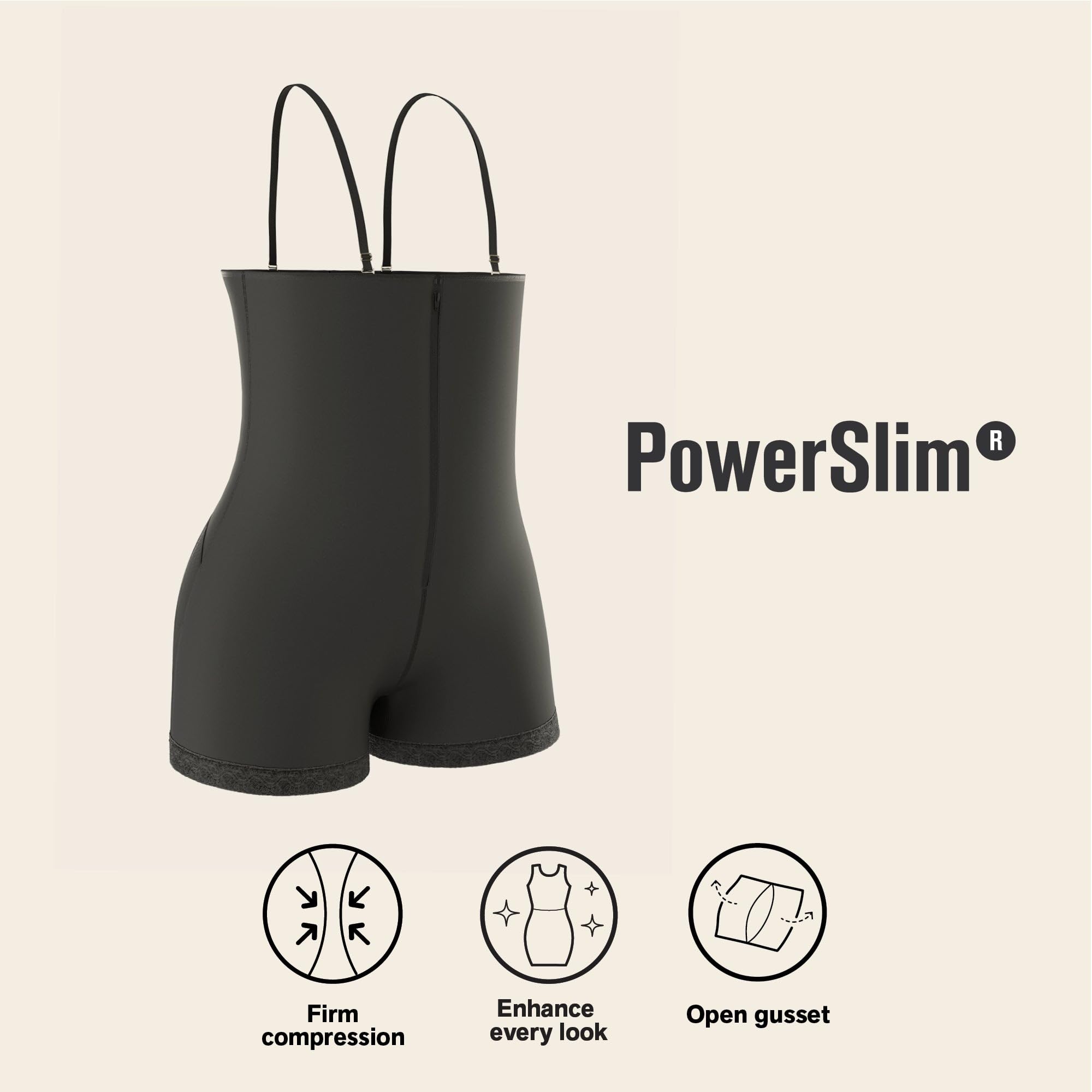 Leonisa Women's Shapewear Bodysuit - Tummy Control Full Body Shaper for Slimming & Smoothing - Perfect for Dresses, Workout & Everyday Wear