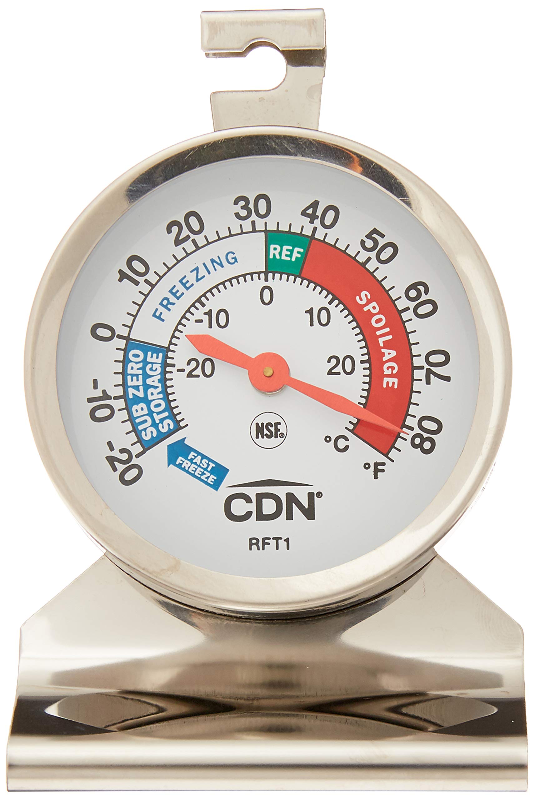 ProAccurate Heavy Duty Refrigerator Freezer Thermometer - Digital LCD Display, High Precision Temperature Sensor for Food Safety - Ideal for Home Kitchen, Restaurant, and Commercial Use