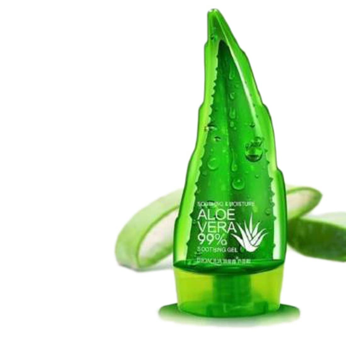 Pure Aloe Vera Gel for Face & Body - 100ml Hydrating Moisturizer with Cooling & Soothing Properties | Multipurpose Beauty Gel for Sunburn Relief, After Shave, Hair Care & Skin Hydration