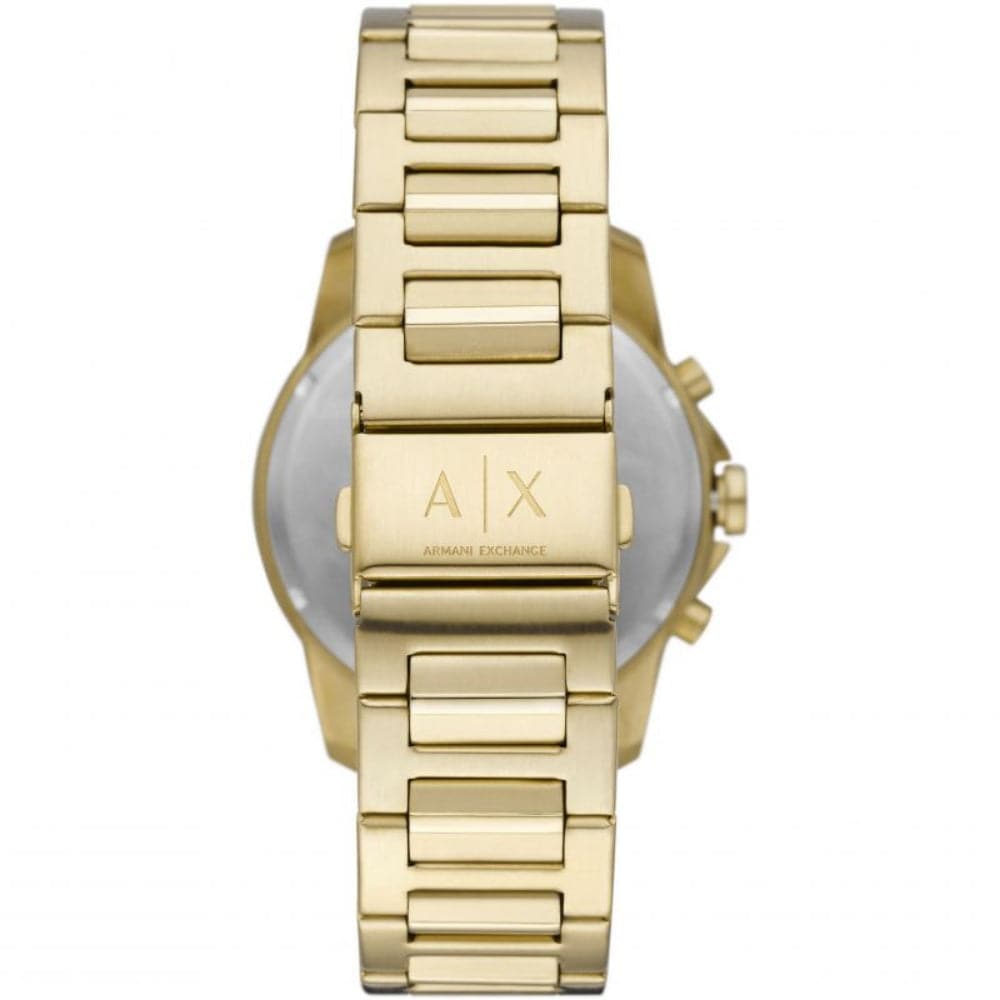 Armani Exchange AX1721 Men's Chronograph Watch - Gold Stainless Steel Band for Business & Formal Occasions