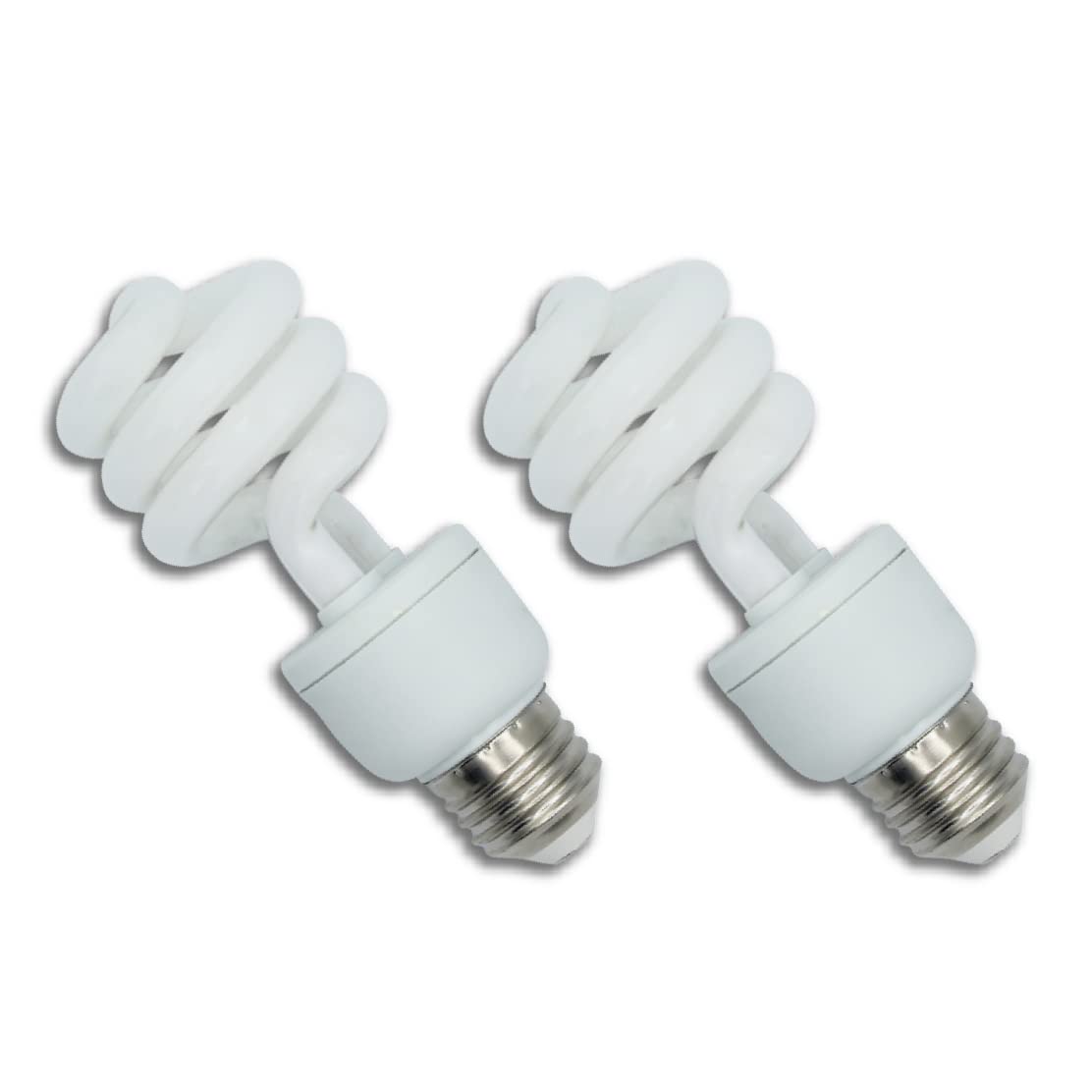 Lumenivo 15W UVB Reptile Light Bulb 5.0 - Spiral Heat Lamp for Terrariums - Ideal for Turtles, Geckos, Tortoises, Snakes, Lizards & Chameleons - 120V - 2 Pack - Perfect for Reptile Habitat Lighting & Vitamin D3 Synthesis