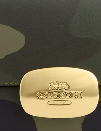 Coach Eliza Small Wallet for Women - Genuine Leather Compact Card Holder - Perfect for Everyday Use, Travel & Gifting