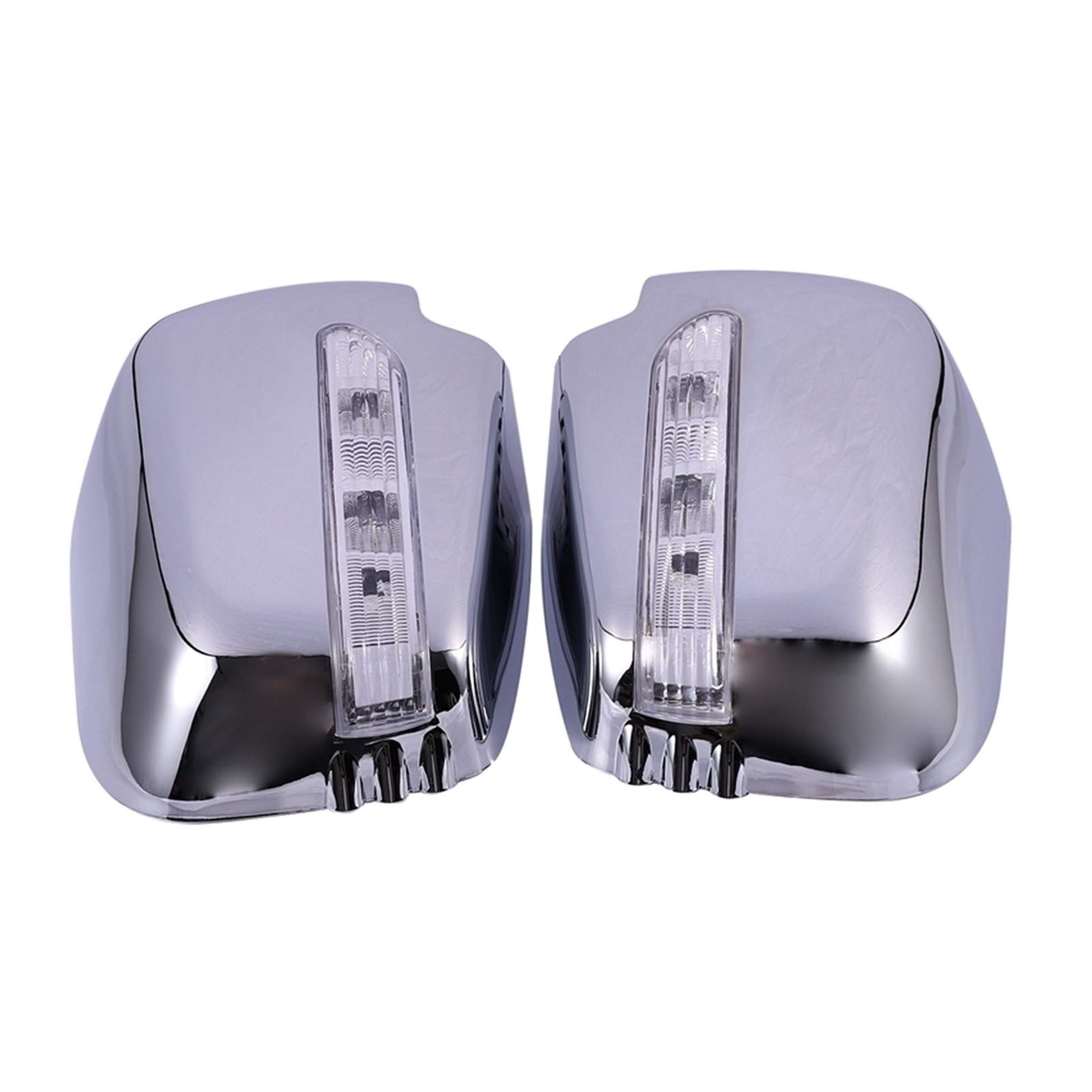 LED Car Door Mirror Covers for Mitsubishi Triton L200 2005-2014 & Pajero Sport 2011 - Durable ABS Plastic with Bright LED Lights - Perfect for Night Driving and Off-Road Adventures