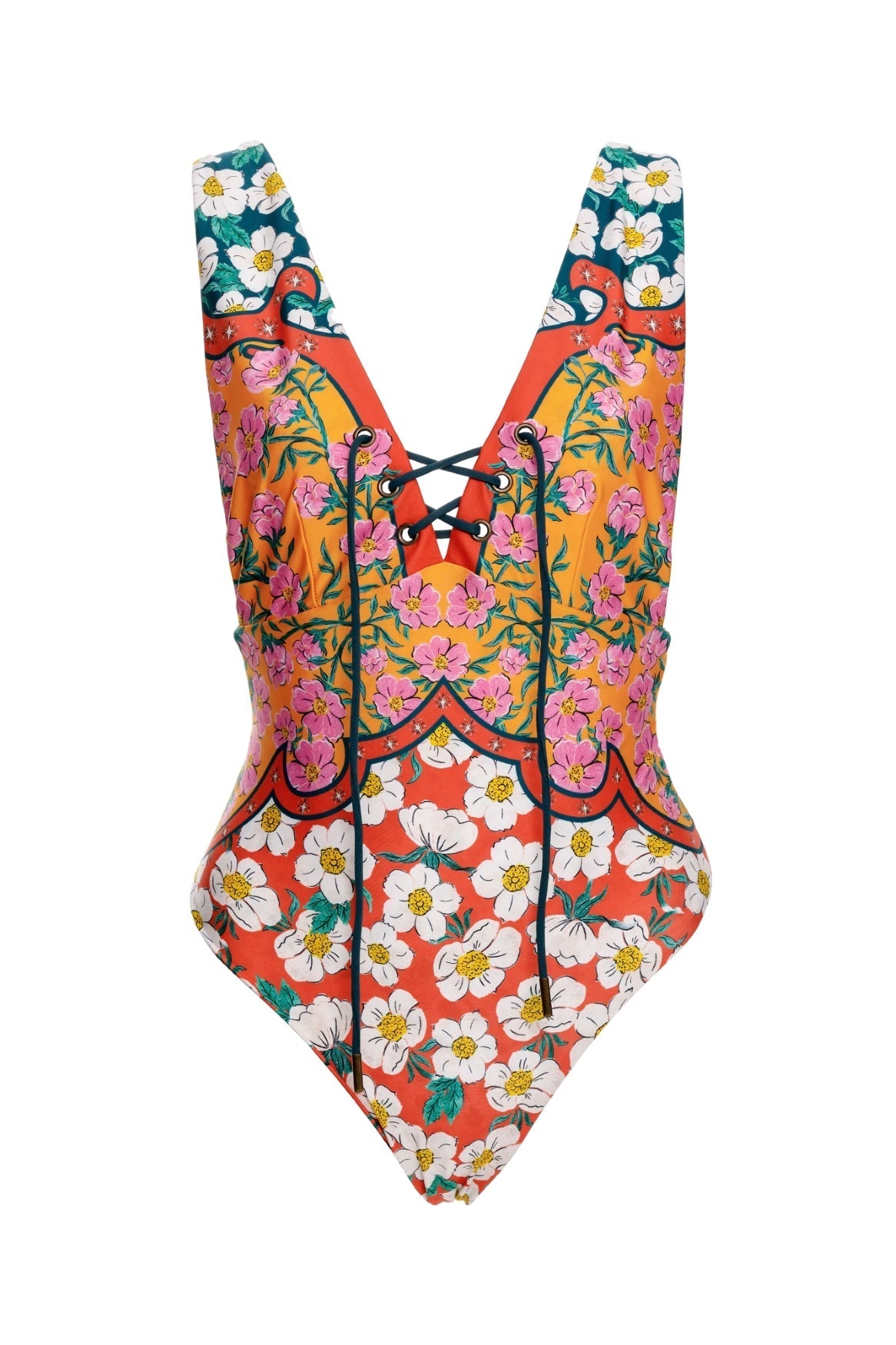 Priscila One Piece Swimsuit for Women - Sexy High Waisted Bathing Suit with Tummy Control - Perfect for Beach, Pool & Summer Vacations
