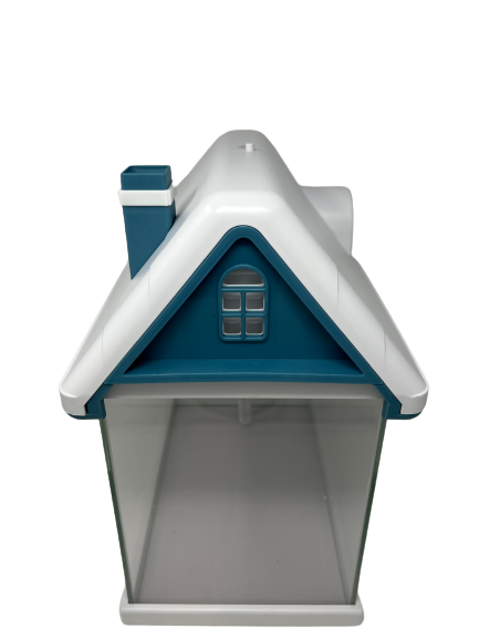 12L Small White Nano Fish Tank for Kids - Perfect for Bedrooms, Classrooms & Small Spaces